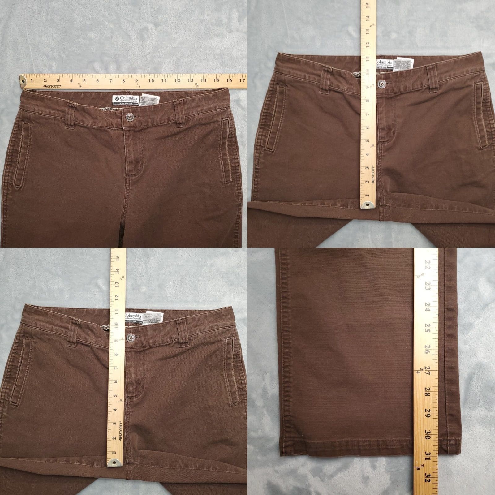 Vintage VINTAGE Columbia Pants Womens 10 Brown Canvas Cargo Utility Pocket Outdoors Gorp Classic Size 32" / US 10 / IT 46 - 8 Thumbnail