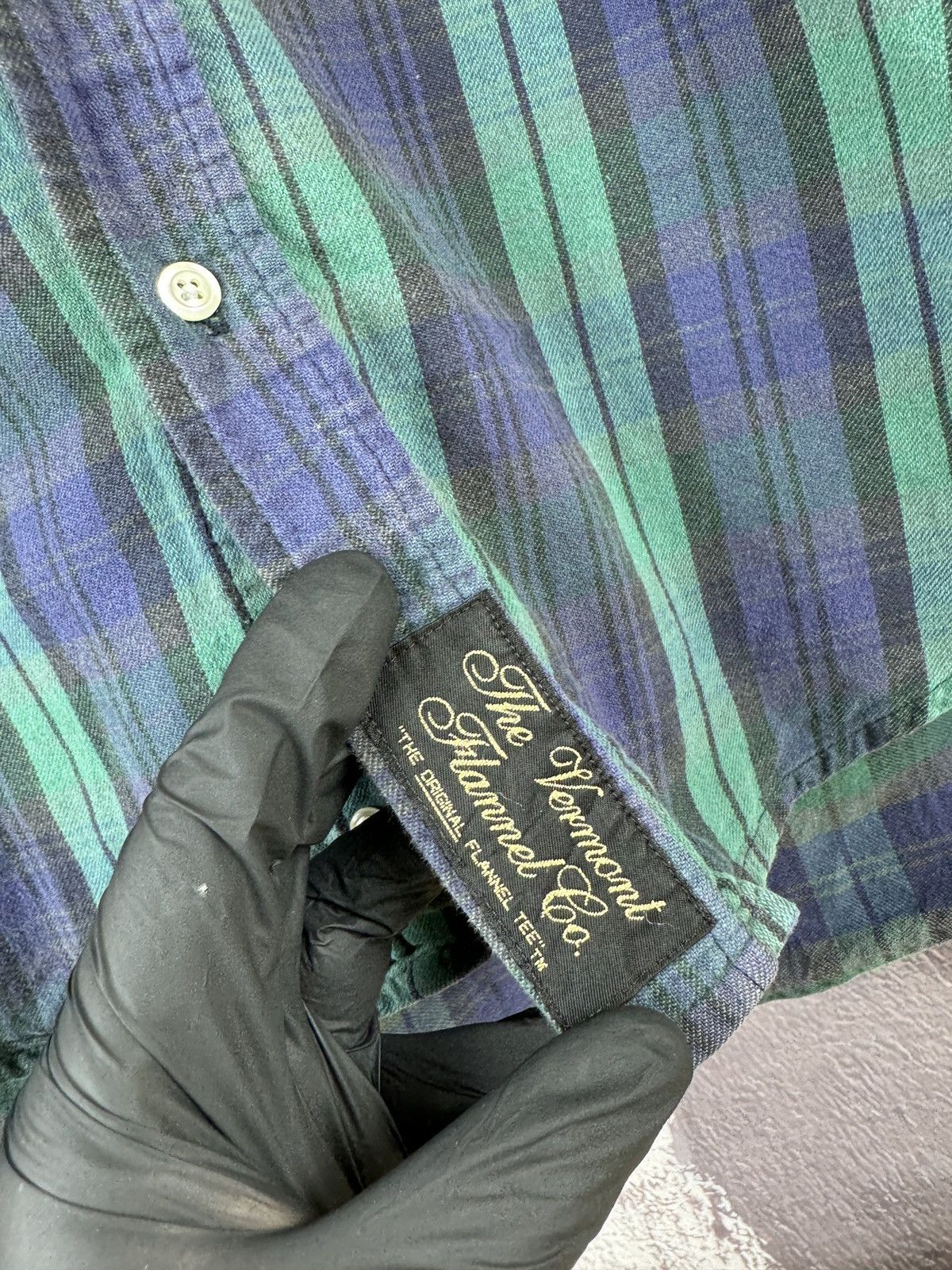 The Vermont Flannel Company × Vintage The Vermont Flannel Co. Checkered vintage made in USA shirt Size US M / EU 48-50 / 2 - 8 Thumbnail