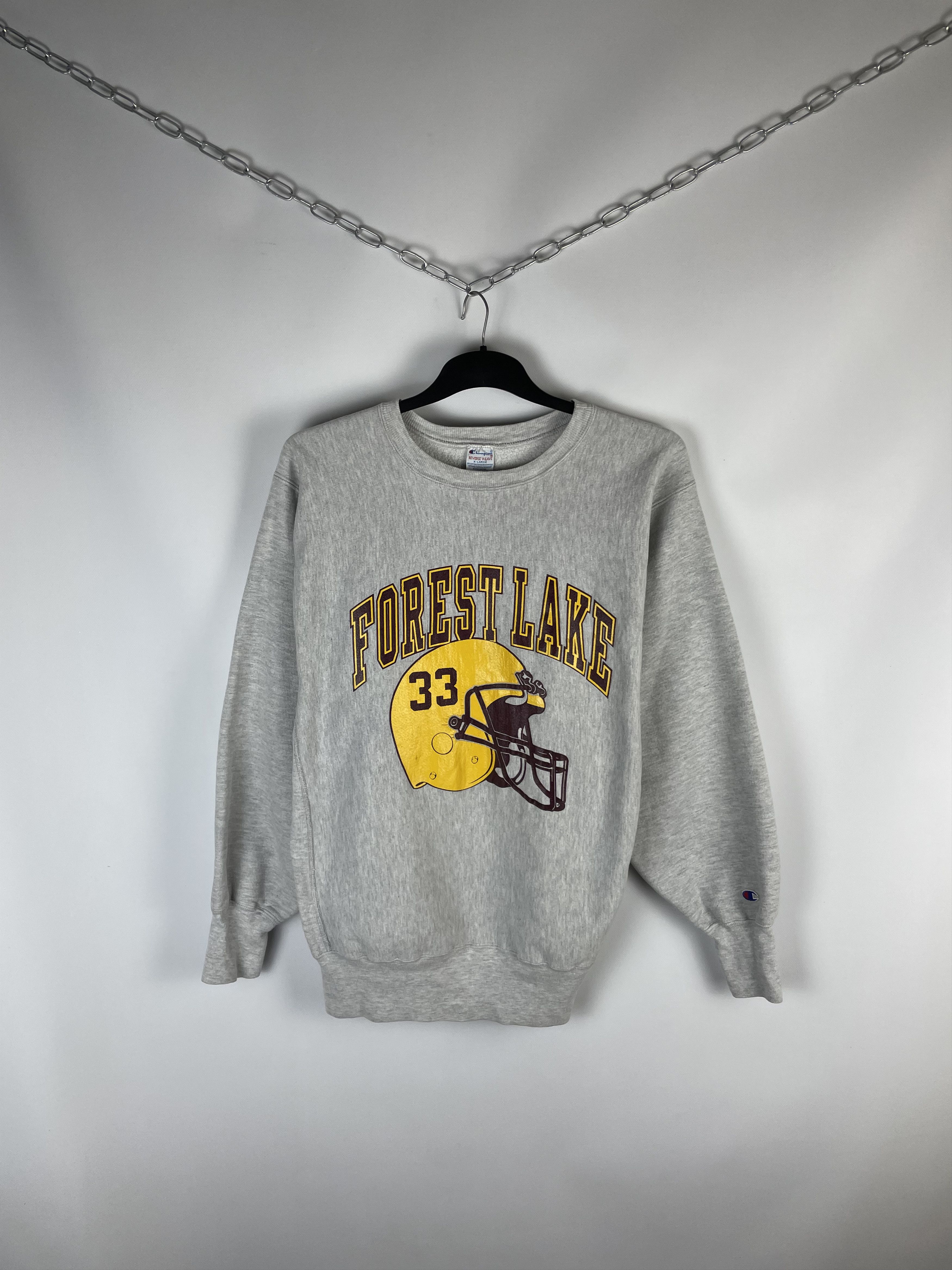 Champion Vintage 90s Champion Lake Forest Sweatshirt Size US XL / EU 56 / 4 - 1 Thumbnail