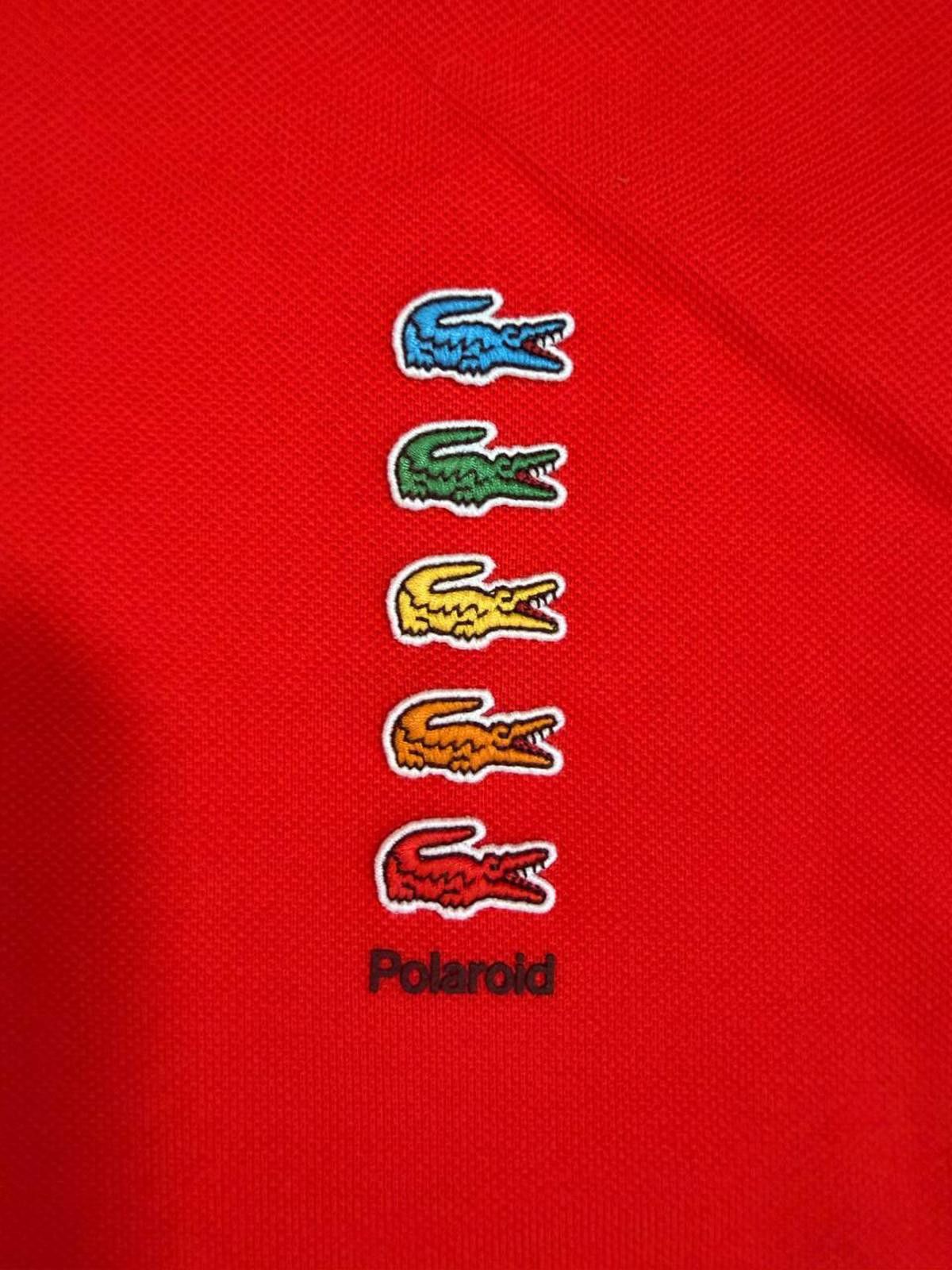 Lacoste Lacoste x Polaroid Collab Polo Shirt – Red – Size Large Size US L / EU 52-54 / 3 - 2 Thumbnail