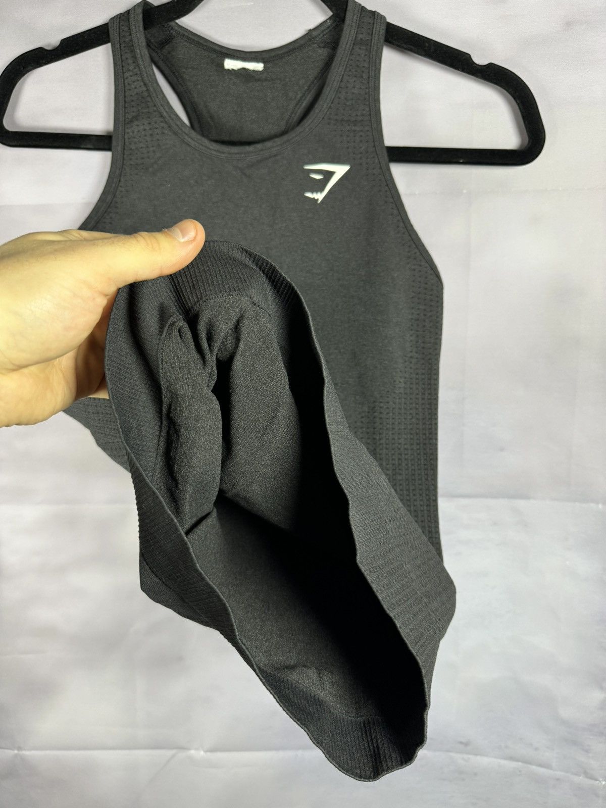 Gymshark Gymshark onyx women Tank Top Sleeveless Black Small Size S / US 4 / IT 40 - 5 Thumbnail