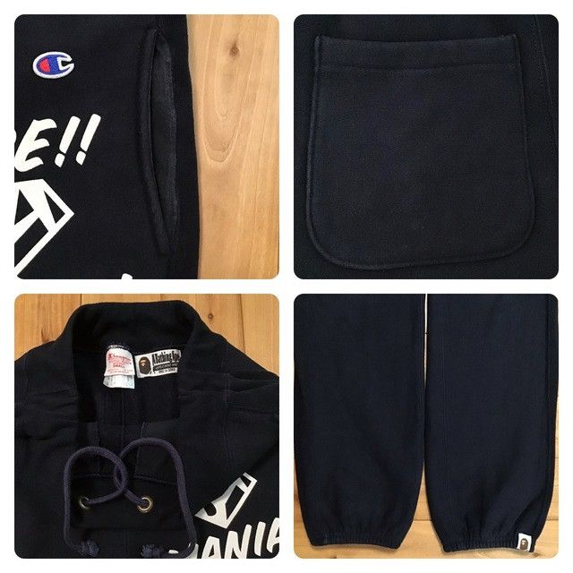Bape × Champion × Nigo BAPE × Champion Pullover hoodie Sweat pants set NIGO APE Size US S / EU 44-46 / 1 - 7 Thumbnail