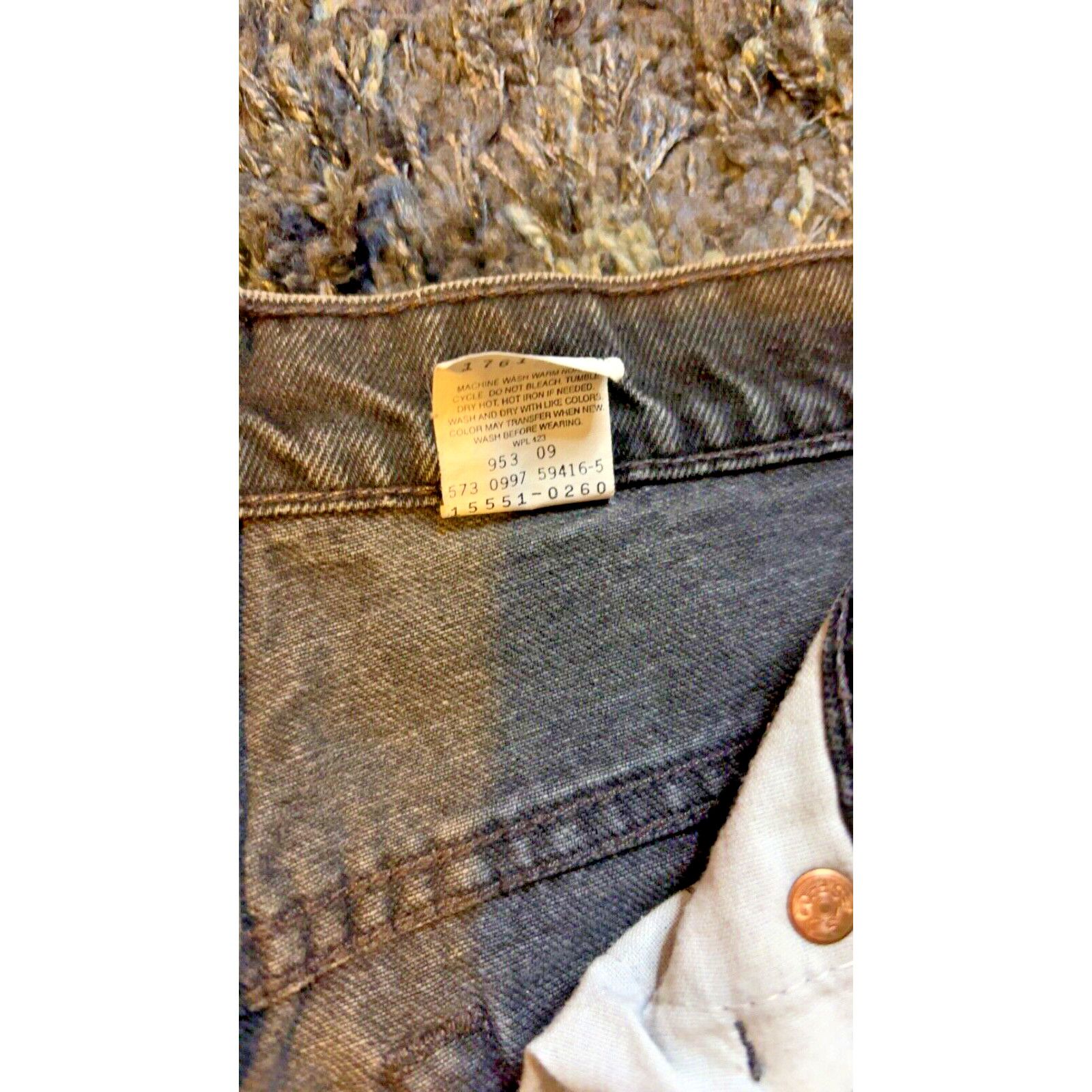 Levi's Vtg Levis 550 Relaxed Taper Jeans Women 10 Reg Made In USA Size 32" / US 10 / IT 46 - 6 Thumbnail