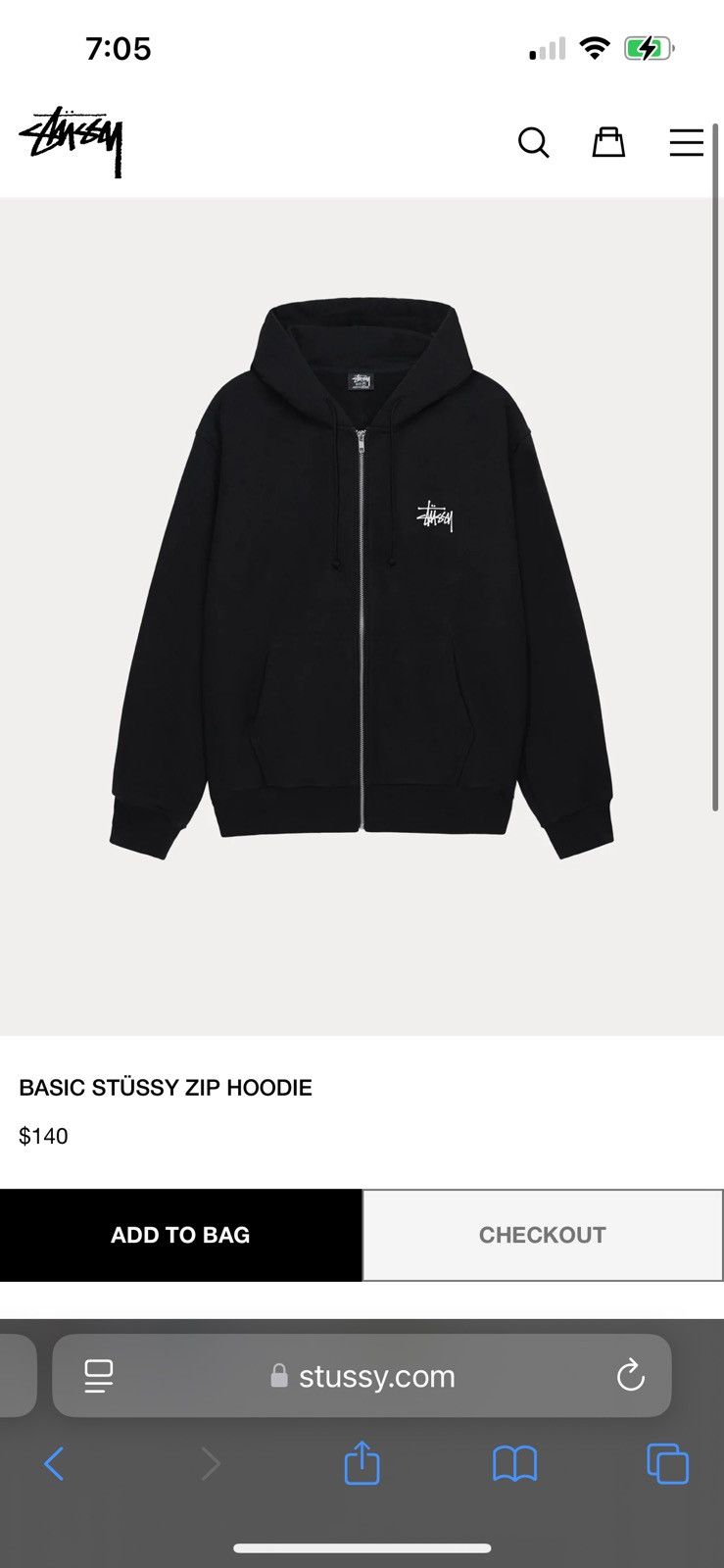 Stussy Stussy Zipup Size US L / EU 52-54 / 3 - 2 Thumbnail