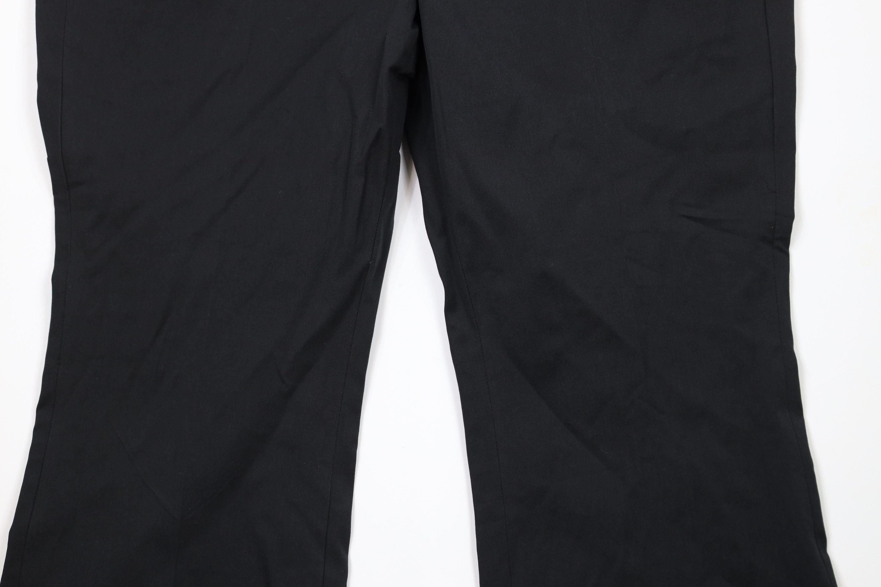 J.Crew × Vintage New J Crew Stretch Flared Wide Leg Kelsey Chino Pants Black Size 40" / US 18 - 3 Thumbnail