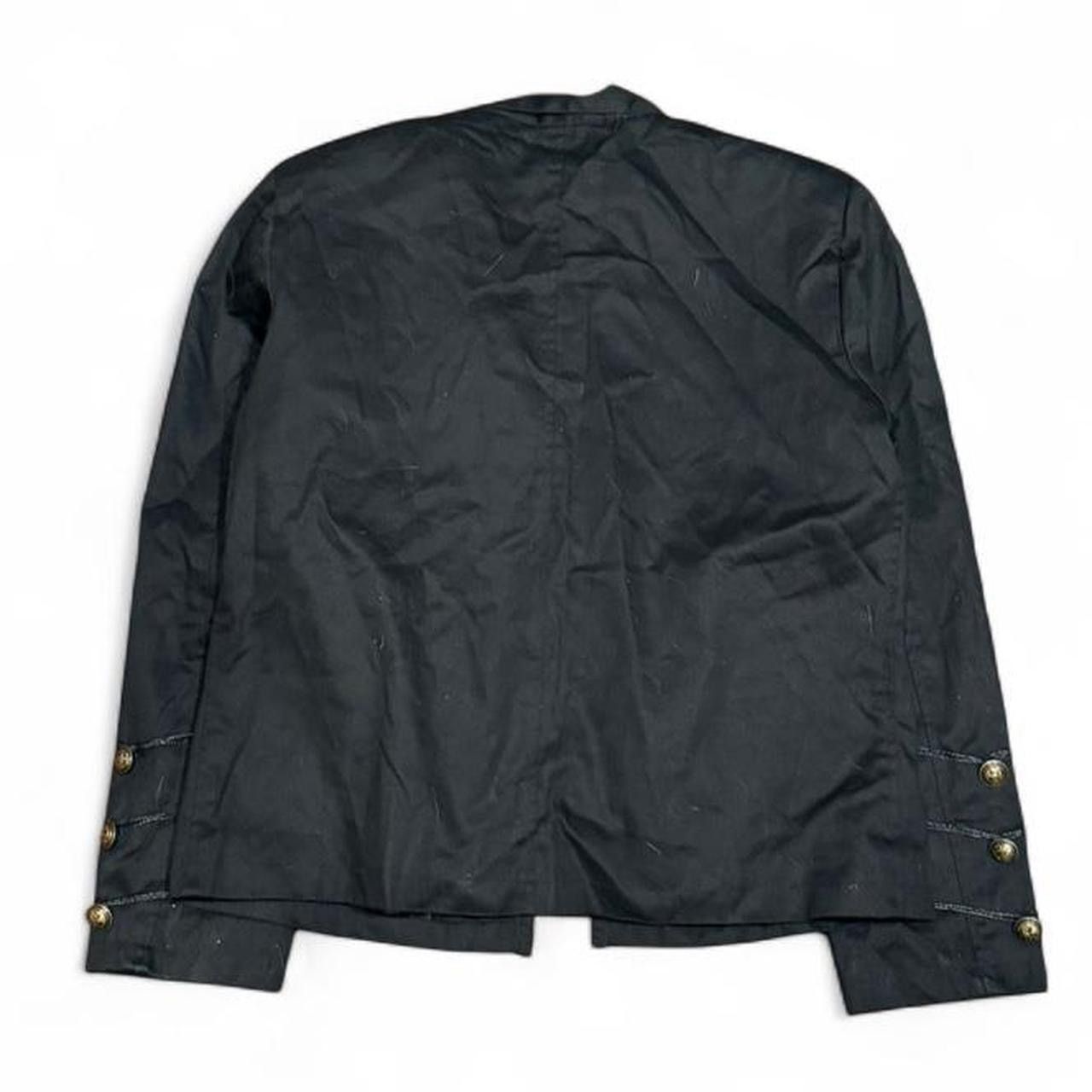 If Six Was Nine Y2K Napolean Button Embroidered Black Padded Jacket Size US M / EU 48-50 / 2 - 2 Thumbnail