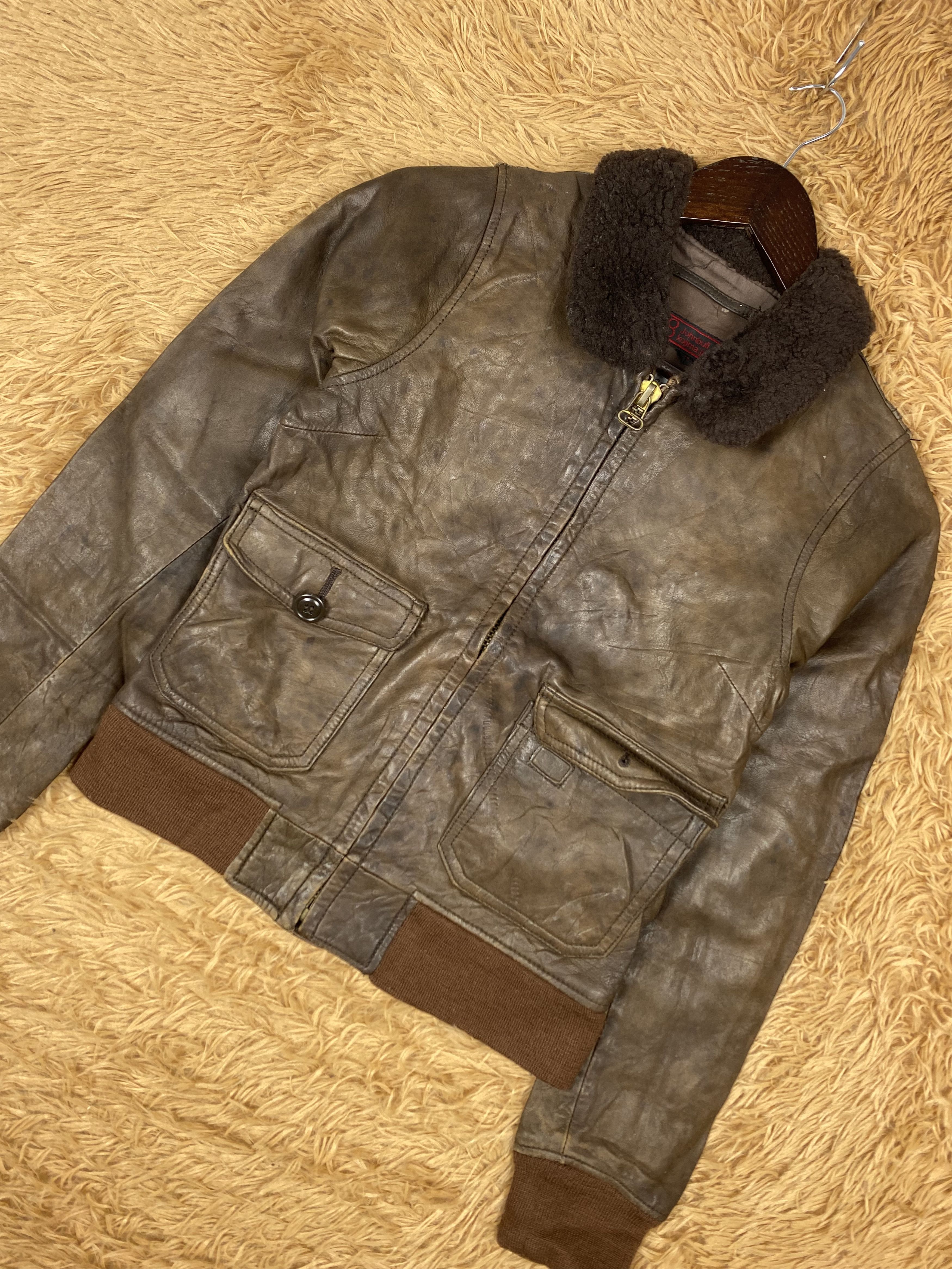 Johnbull Vintage Johnbull Kojima Leather Jacket DJ0680 Size US XS / EU 42 / 0 - 2 Thumbnail