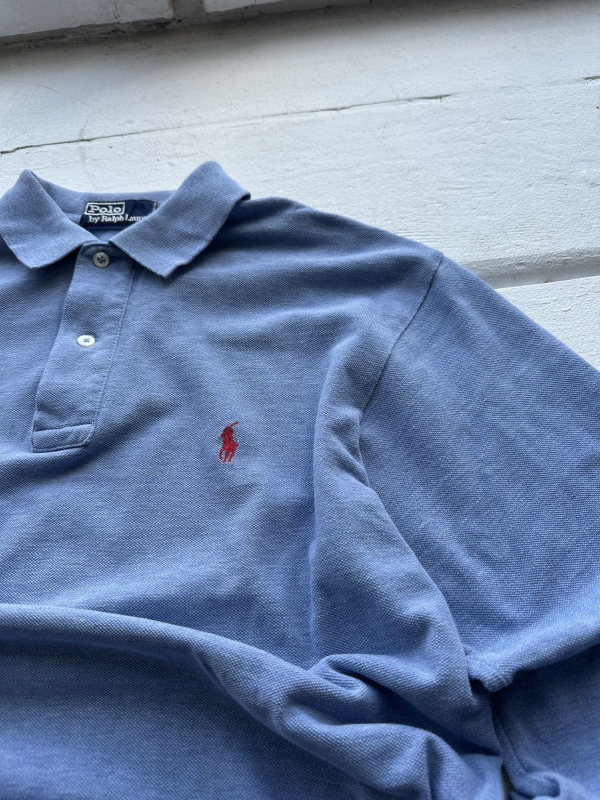 Designer × Polo Ralph Lauren × Vintage 🚨90s Ralph Lauren Polo Sport USA Rugby Sweatshirt Striped Size US M / EU 48-50 / 2 - 4 Thumbnail
