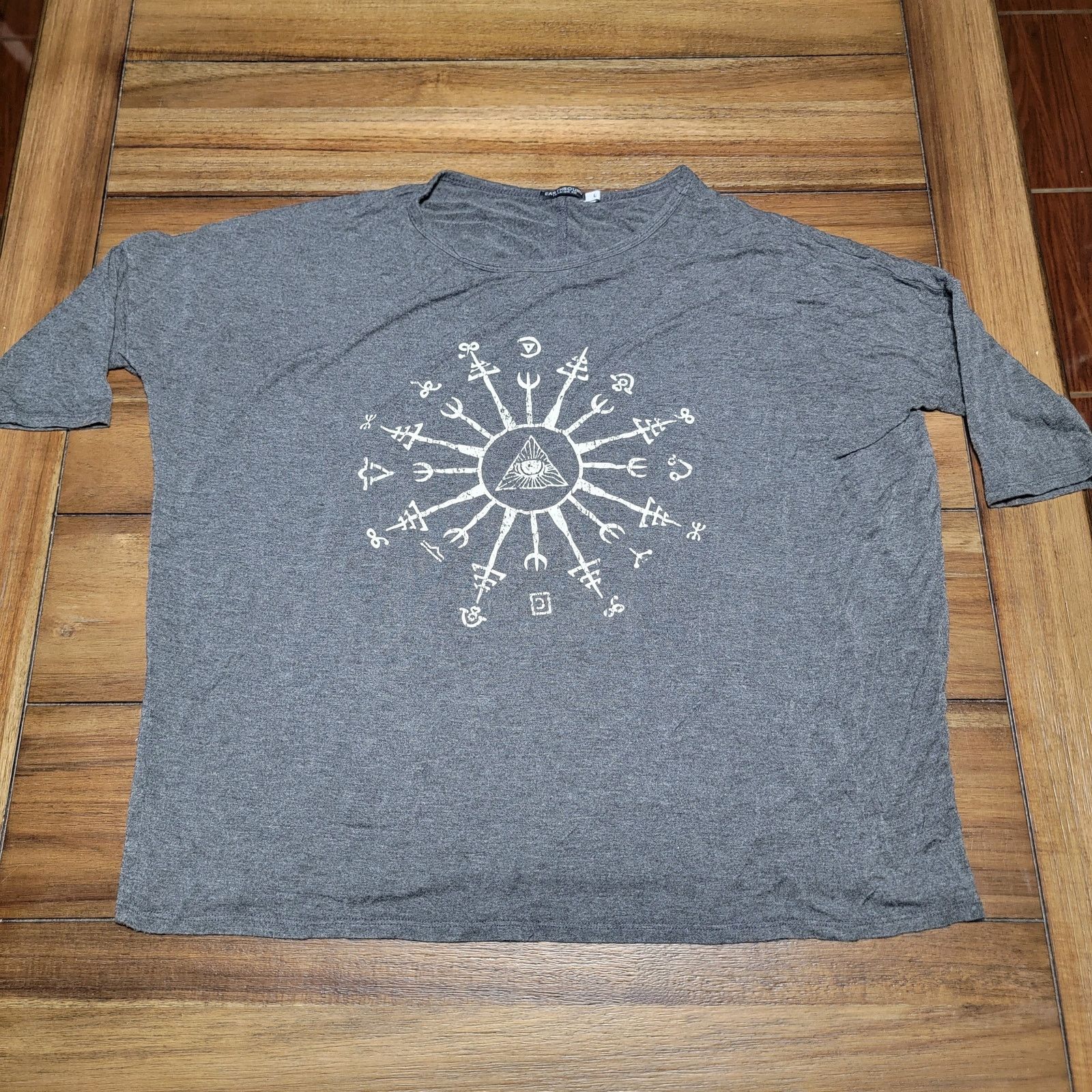 Other Earthbound Trading Co LS Blouse All-Seeing Eye - Size Large Size L / US 10 / IT 46 - 1 Thumbnail