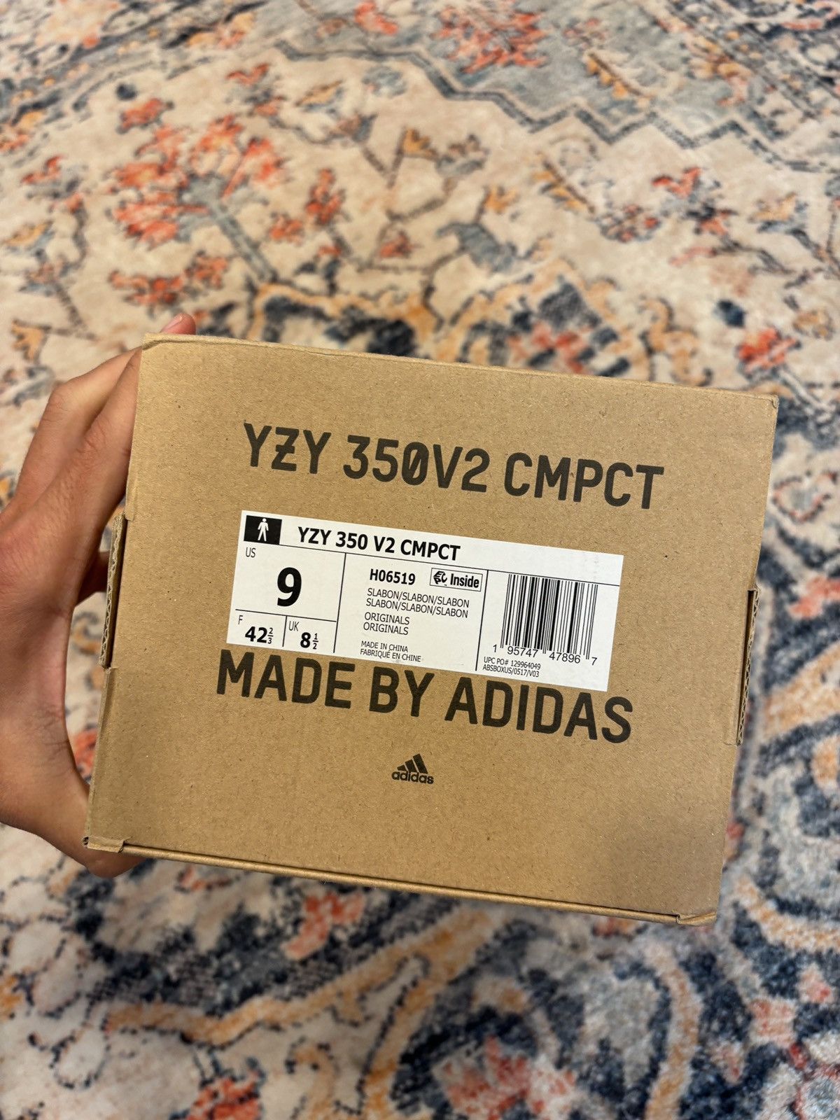 Adidas × Kanye West Adidas Yeezy 350 CMPCT Slate Bone Size US 9 / EU 42 - 9 Thumbnail