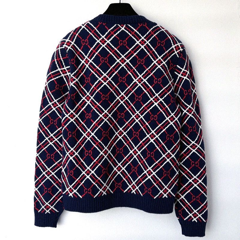 Gucci Gucci GG Logo Wool Knit Sweater Size US M / EU 48-50 / 2 - 8 Thumbnail