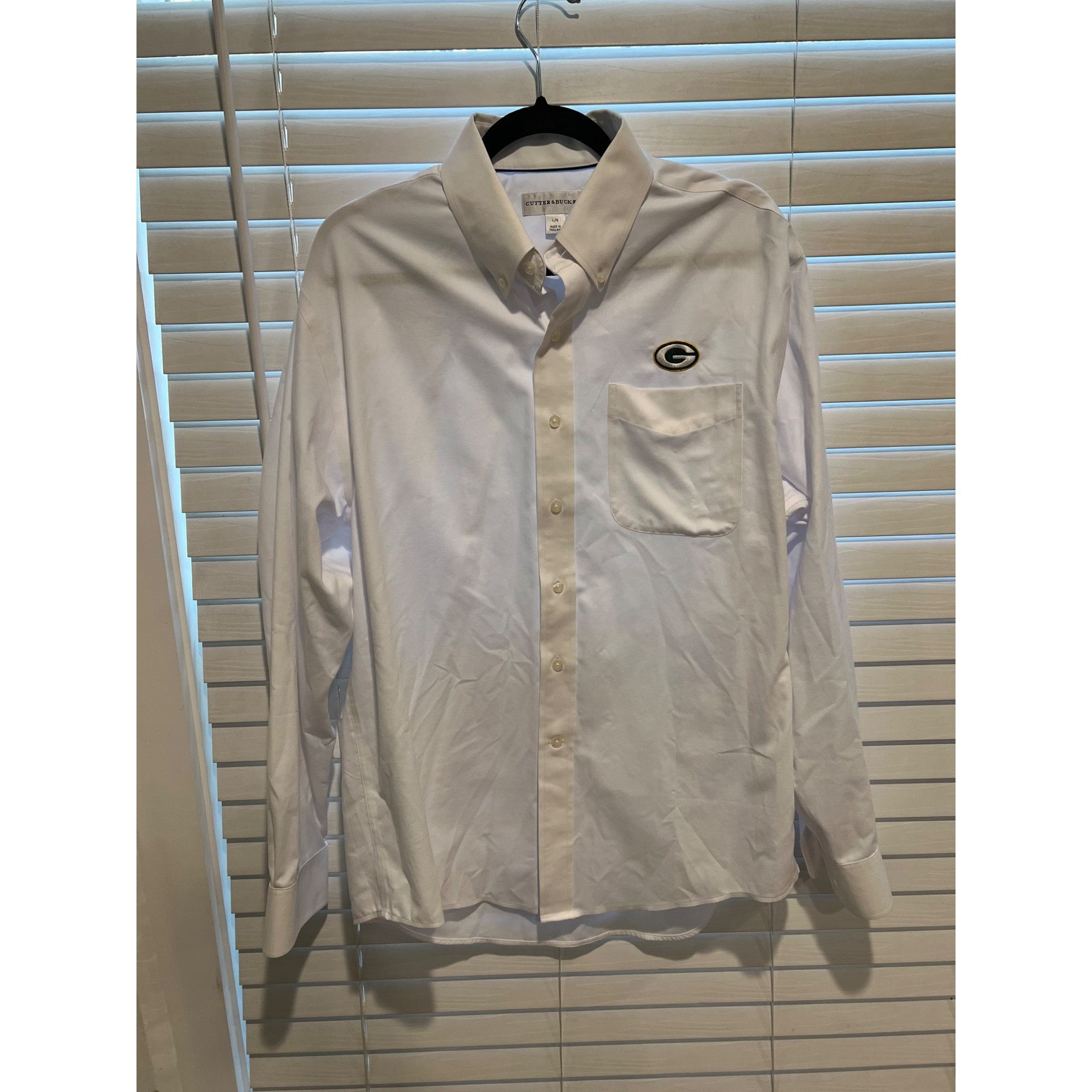 Cutter & Buck Cutter & Buck Green Bay Packers Long Sleeve Button Up - Size Size US L / EU 52-54 / 3 - 1 Thumbnail