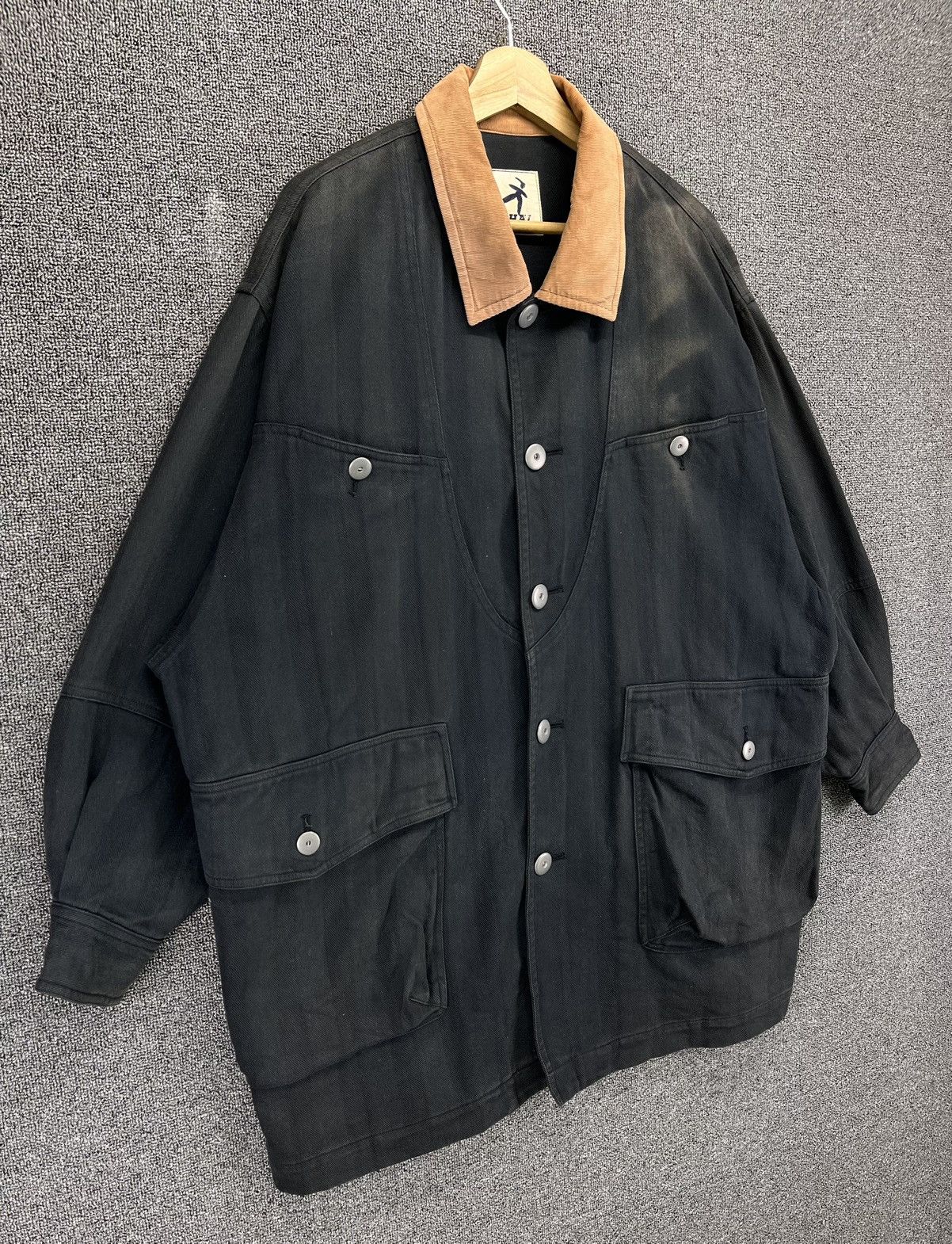 Issey Miyake Vintage Issey Miyake Hai Sporting Gear Trashed Chore Jacket Size US XL / EU 56 / 4 - 2 Thumbnail