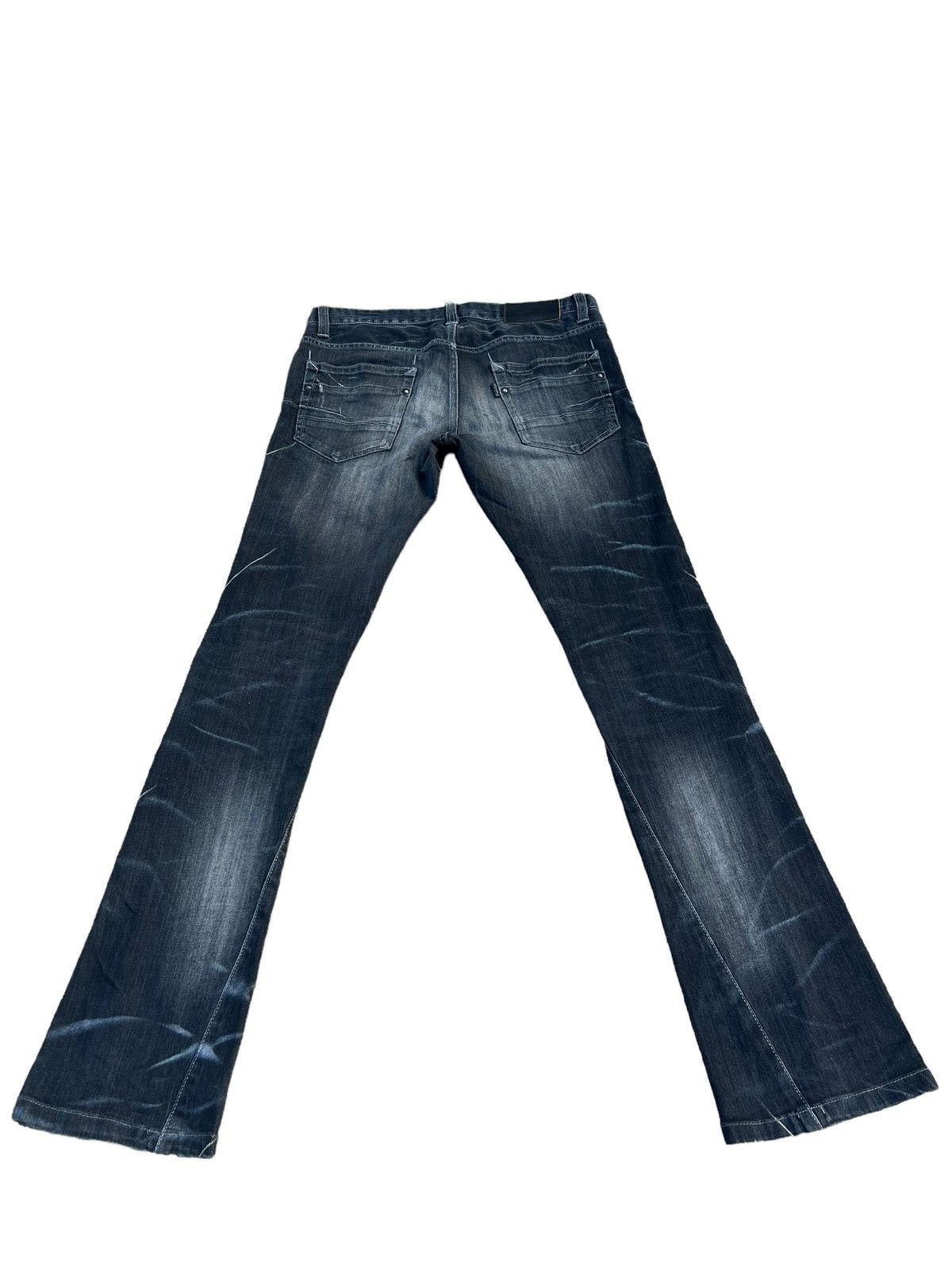 Tornado Mart Vintage Tornado Mart Distressed Stretch Denim Flare Jeans Size US 30 / EU 46 - 2 Thumbnail