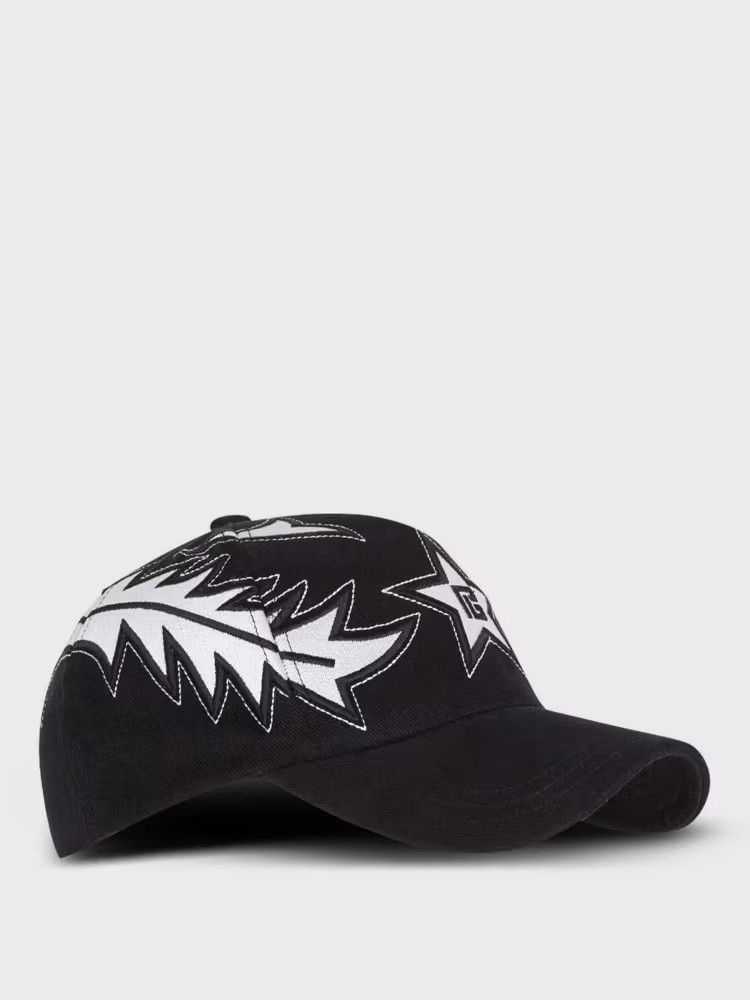 Balmain o1y0426 Size : 6 7/8 / Hat / Cap in Black/White Size ONE SIZE - 1 Thumbnail
