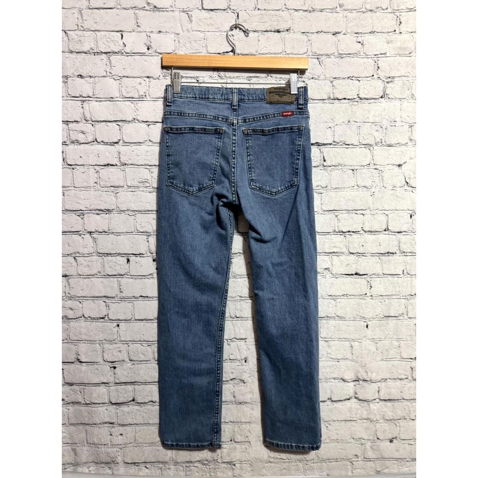Wrangler Wrangler Jeans Straight Fit 27 28 Blue Women Regular Size 14 27in 28in Denim Cotton Button Size 27" / US 4 / IT 40 - 6 Thumbnail