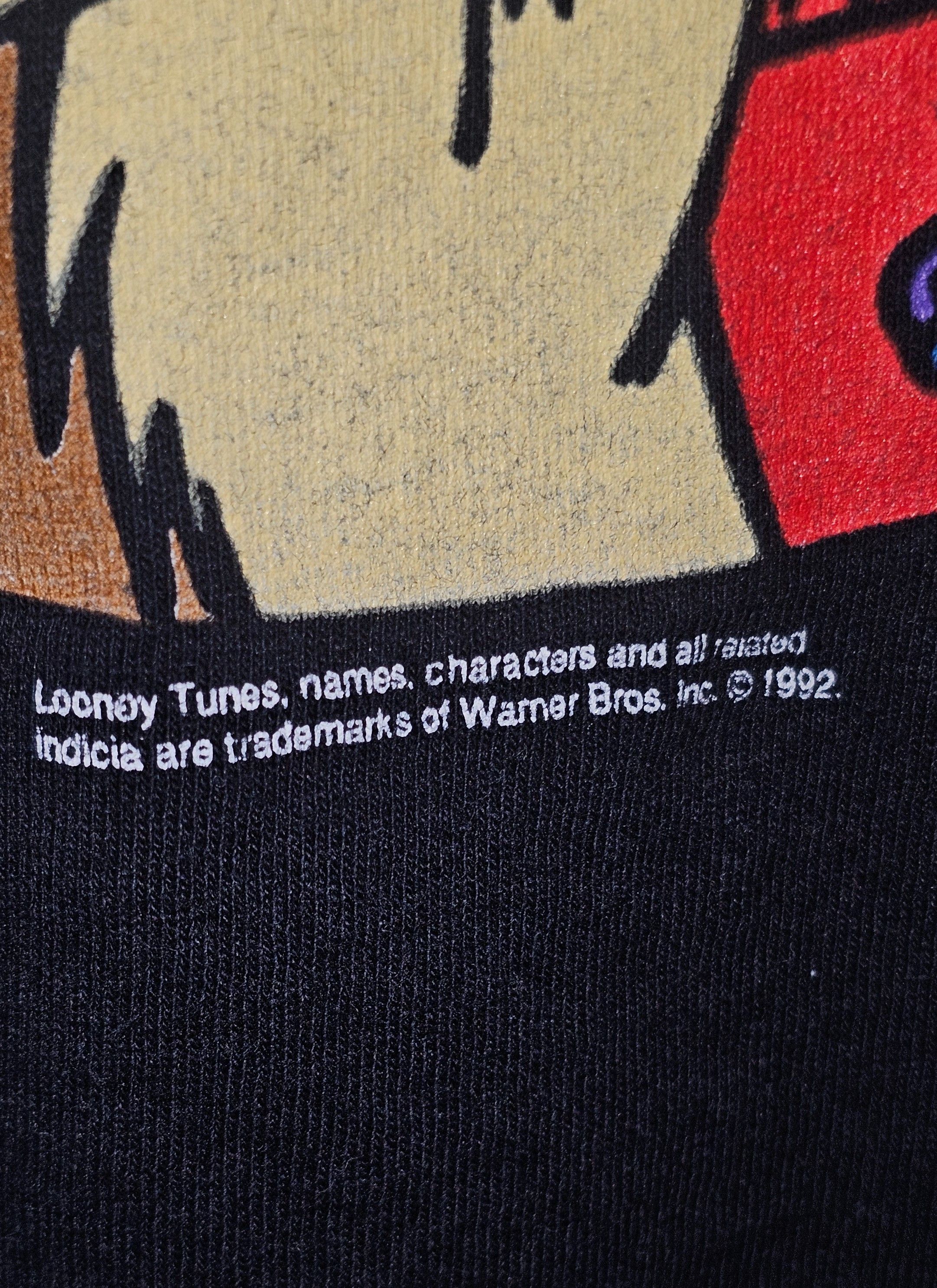 Vintage 90s Vintage Looney Tunes Coyote Self Destruct T-shirt Size US M / EU 48-50 / 2 - 3 Thumbnail