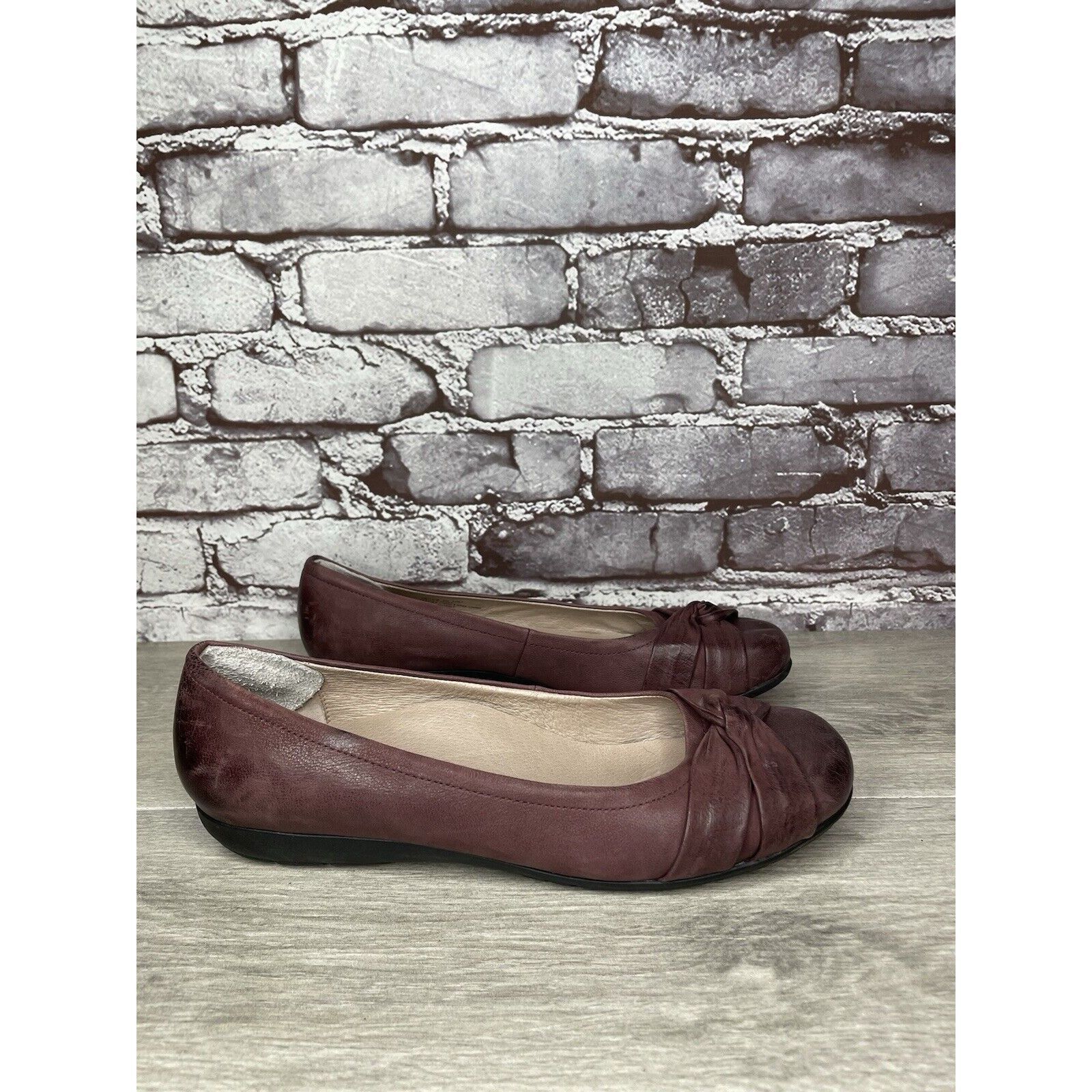 Other Abeo BIO System Terrie Slip On Shoes Sz 8N Purple Knotted Le Size US 8 / IT 38 - 6 Thumbnail
