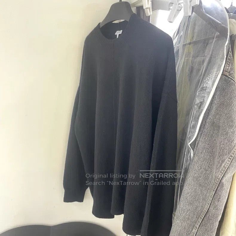 Loewe Loewe Black Wool Sweater Size M / US 6-8 / IT 42-44 - 2 Thumbnail
