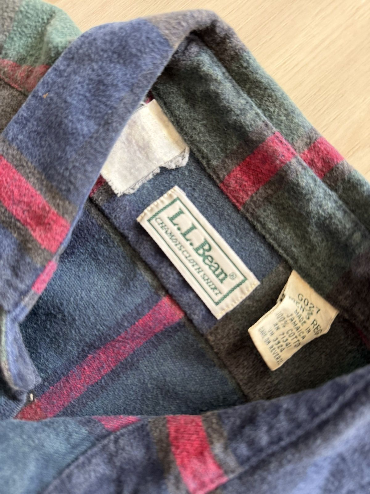 L.L. Bean VIntage LL Bean Cotton Plaid Flannel Buttun Up Shirt Sz XL Size US XL / EU 56 / 4 - 3 Thumbnail