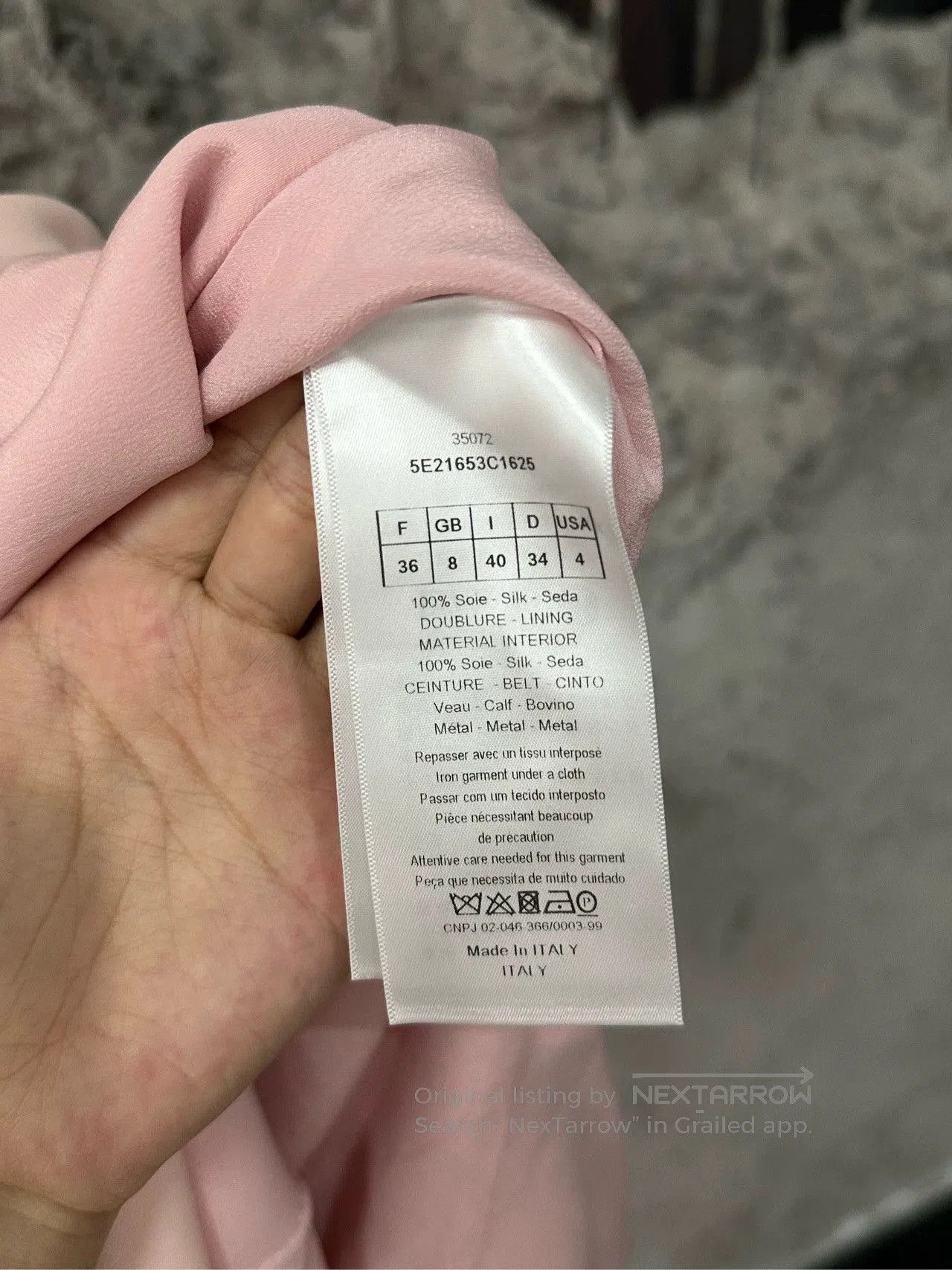Dior dior sleeveless dress in pale pink. Size US 36 / EU 52 - 8 Thumbnail