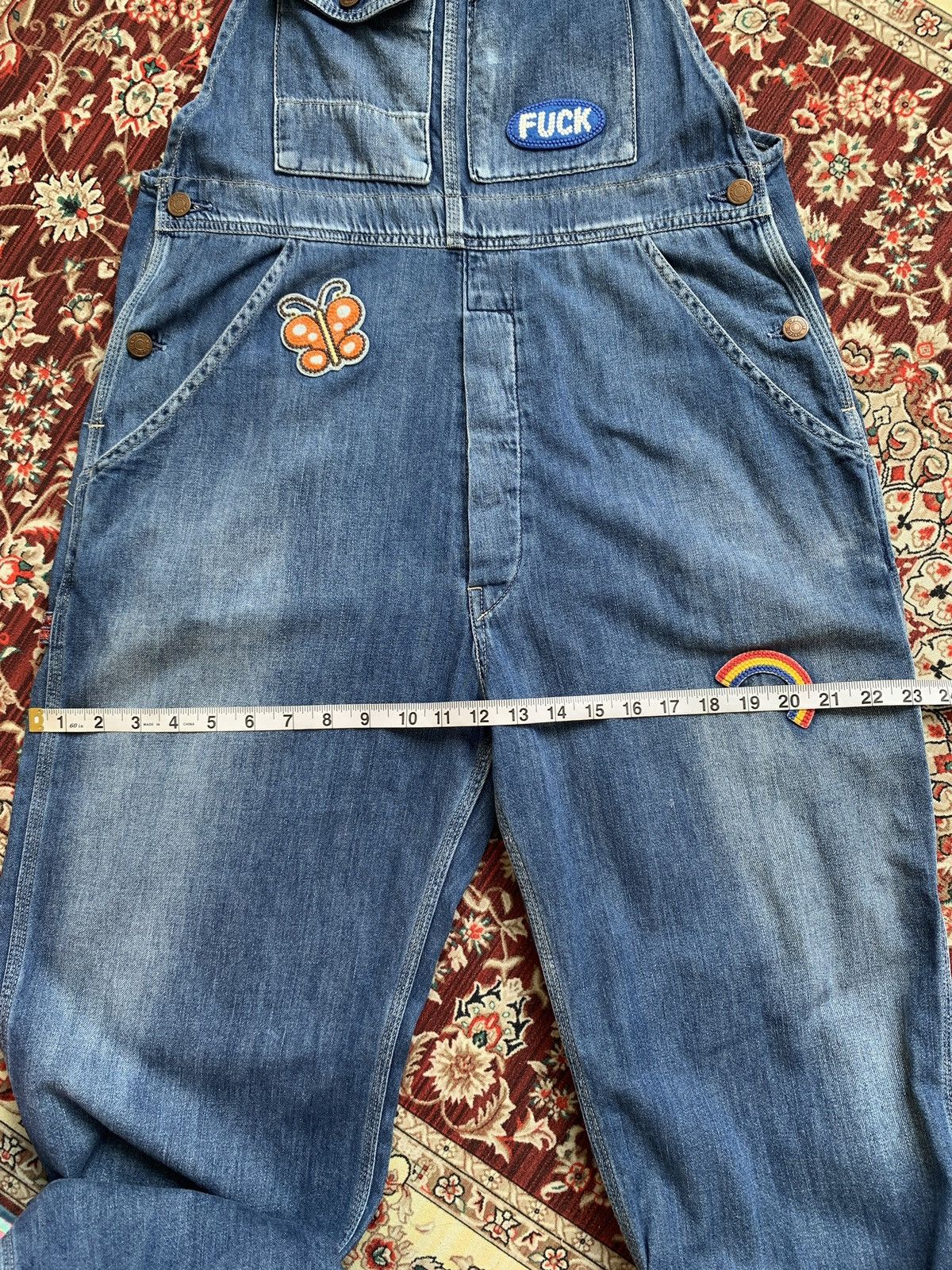 Hysteric Glamour Hysteric Glamour FUCK Denim Overall Size US 34 / EU 50 - 14 Thumbnail