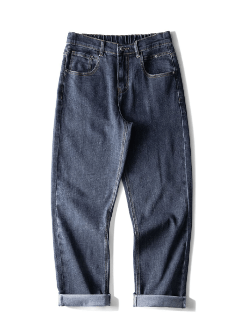 Japanese Brand × Jean Japanese retro straight dark blue washed jeans Size US 32 / EU 48 - 4 Thumbnail