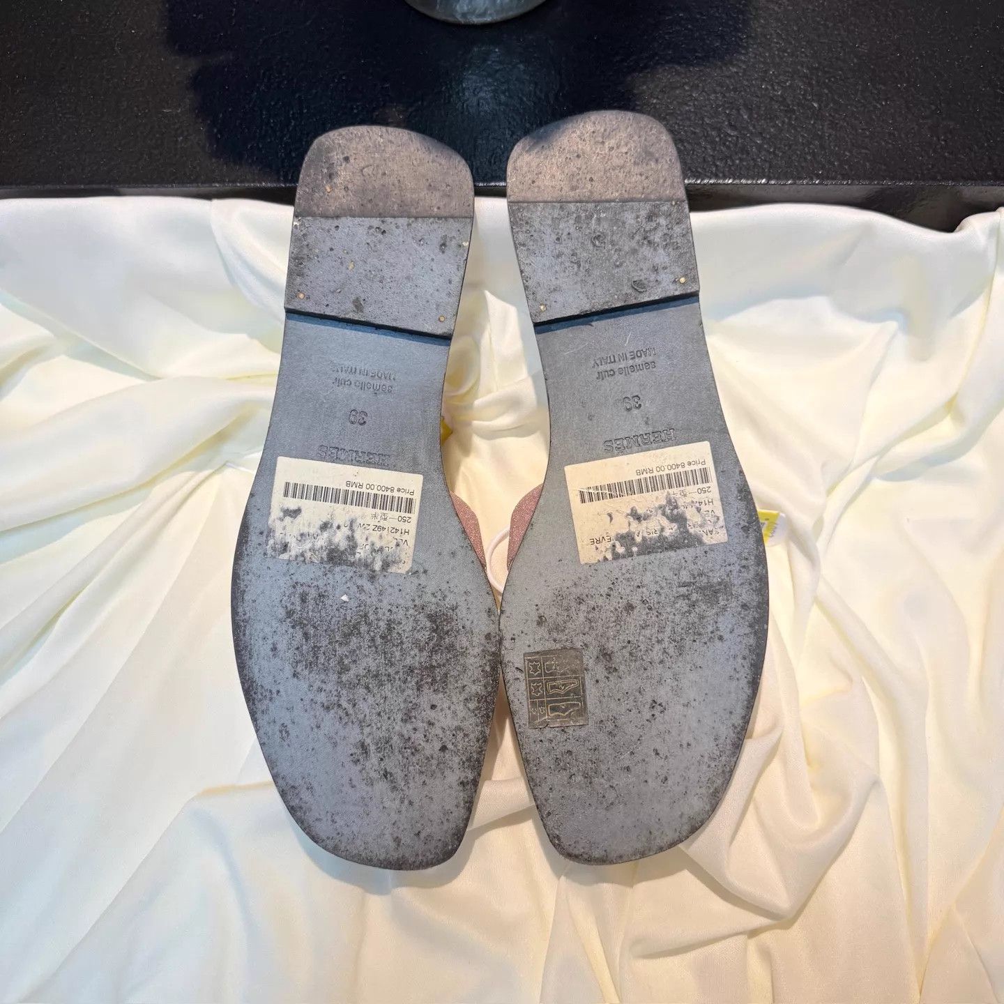 Hermes Hermes Pink Crystal H Slipper 39 99New 7k nh3064 Size US 8.5 / IT 38.5 - 6 Thumbnail