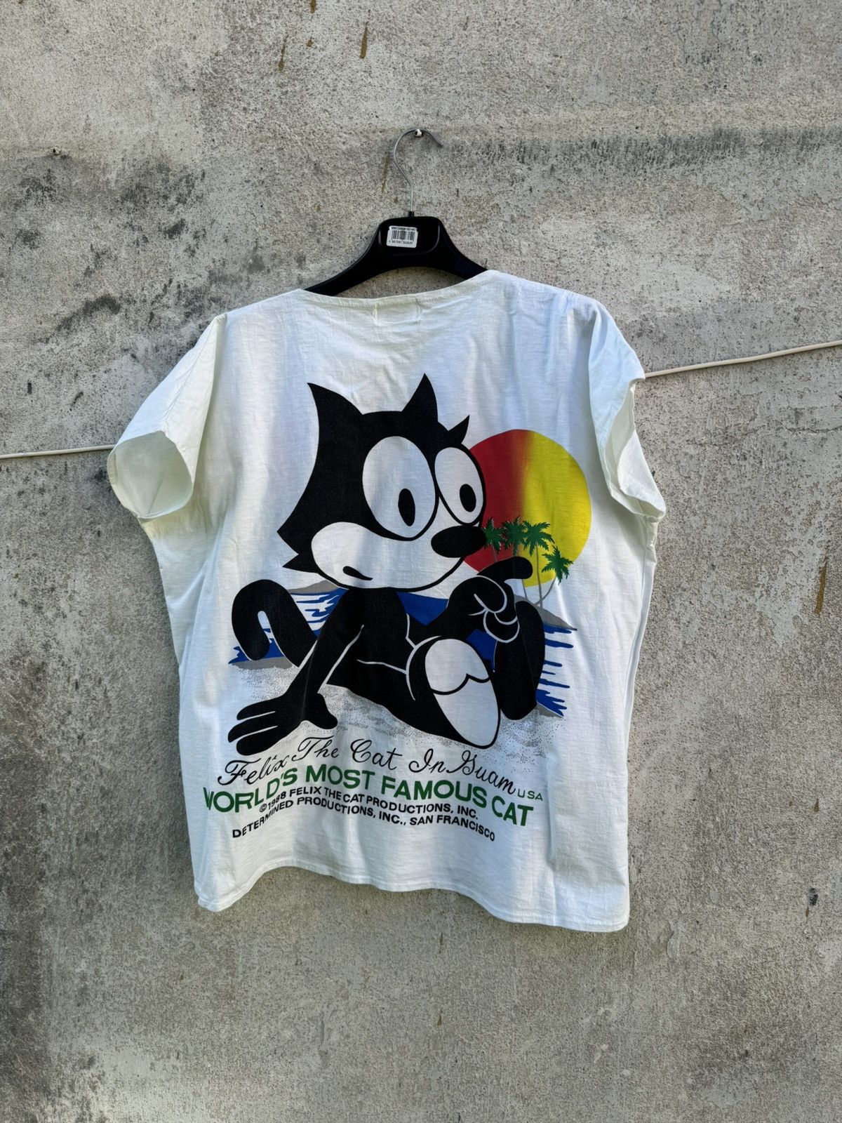 Felix 1988 Felix The Cat Boxy Tee Worlds Most Famous Cat Movie Size US L / EU 52-54 / 3 - 5 Thumbnail
