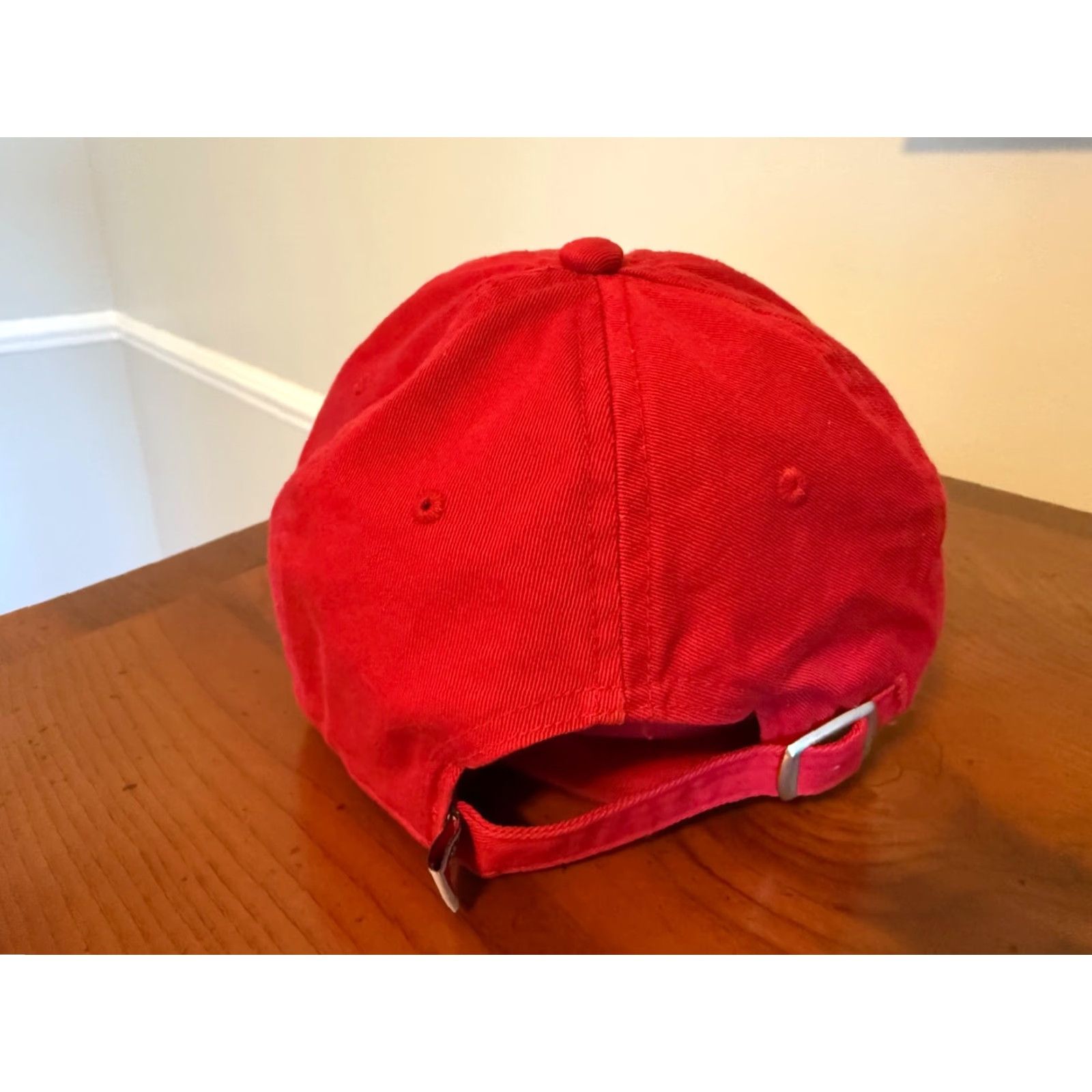Vintage Old Time Hockey Hat Chicago Blackhawks Red Strapback EUC - Men Adjustable Baseball Cap, Red, Vintage? Size ONE SIZE - 3 Thumbnail