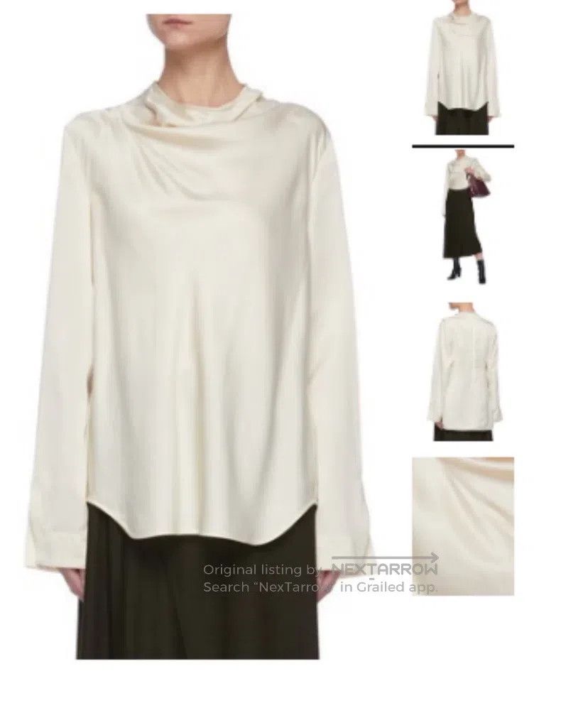 Jil Sander Jil Sander size 34 Cowl Neck Shirt Size S / US 4 / IT 40 - 2 Thumbnail