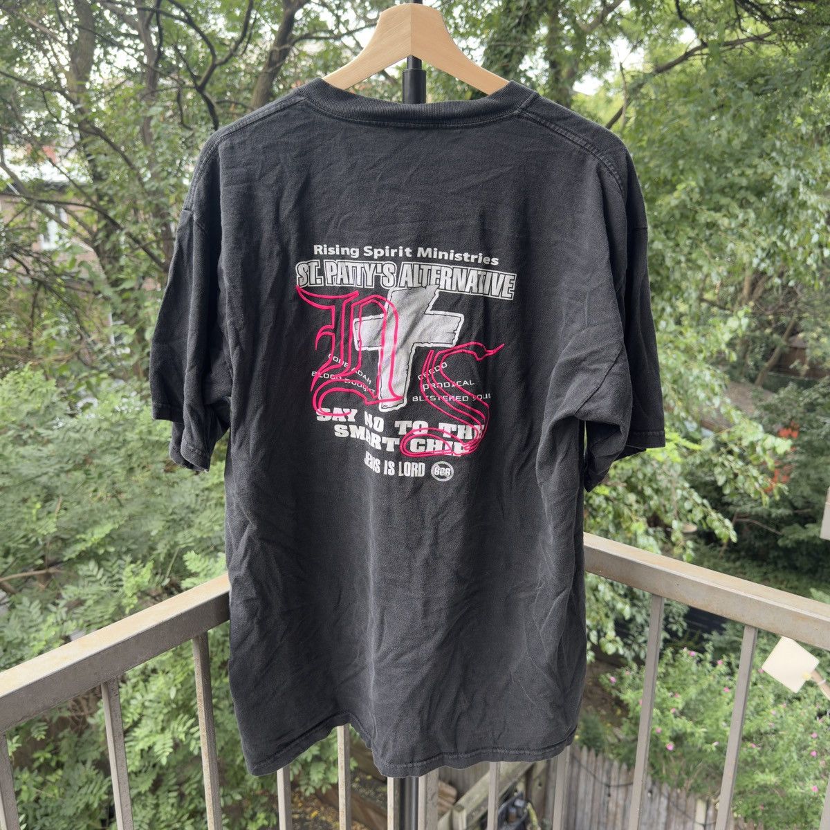 Vintage Jesus Is Lord Don’t Let Satan Keep You Down Tee ERD Grunge Size US XL / EU 56 / 4 - 2 Thumbnail