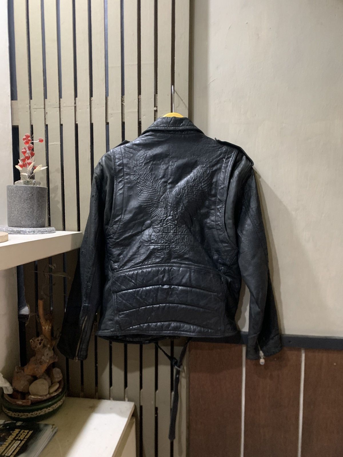 Harley Davidson vintage leather jacket Harley davidson ramones Size US M / EU 48-50 / 2 - 2 Thumbnail
