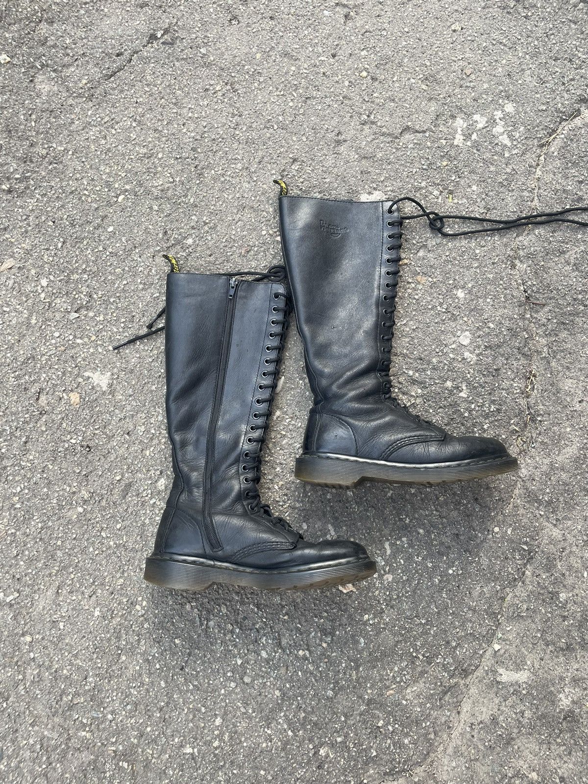 Dr. Martens × New Rock Dr martens black leather boots high new rock undercover Size US 6 / IT 36 - 1 Thumbnail