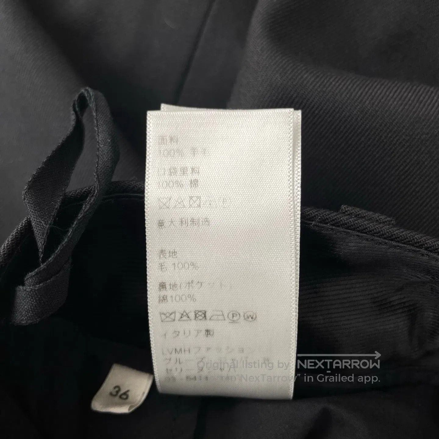 Celine Celine Slim Wool Tapered Trousers| Size US 36 / EU 52 - 7 Thumbnail