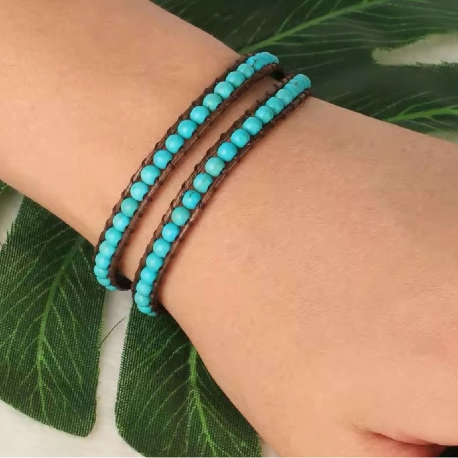 Other Turquoise Mens Bohemian Bracelet Size ONE SIZE - 3 Thumbnail