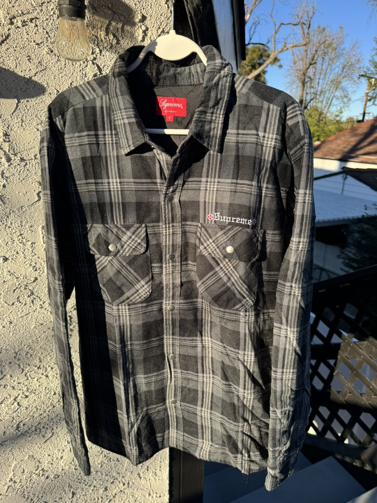 Supreme Supreme independent quilted flannel Size US M / EU 48-50 / 2 - 1 Thumbnail