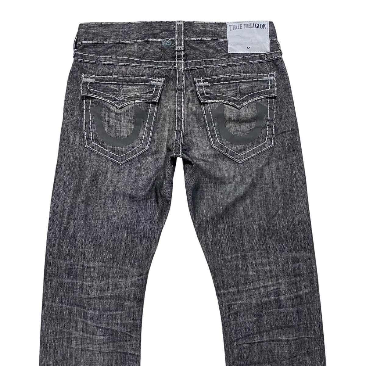 True Religion True Religion Reflected Ricky Flap Black Denim Jeans Size US 34 / EU 50 - 9 Thumbnail
