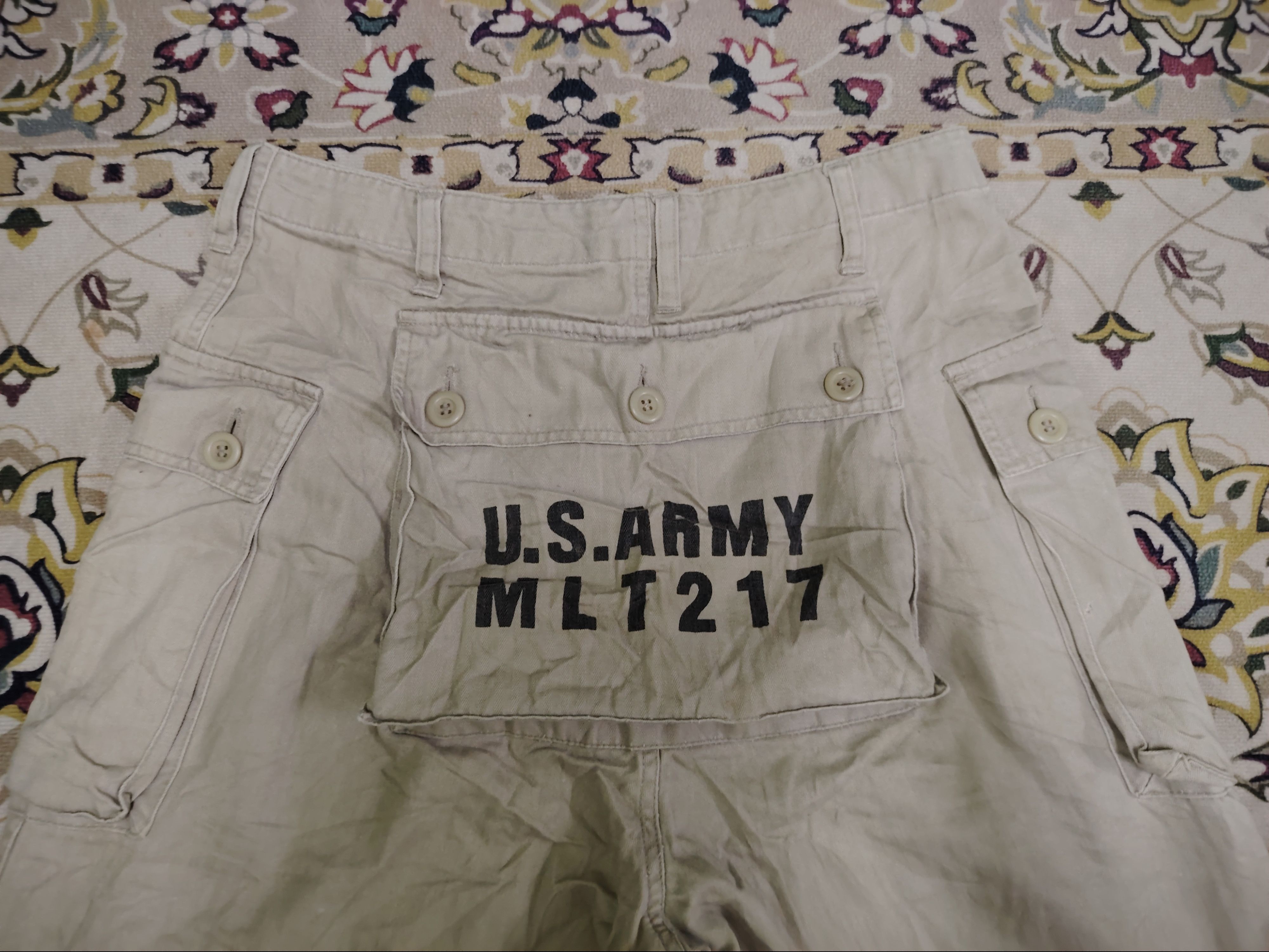 Vintage Vintage US Army MLT217 Hbt Monkey Pants Size US 29 - 2 Thumbnail
