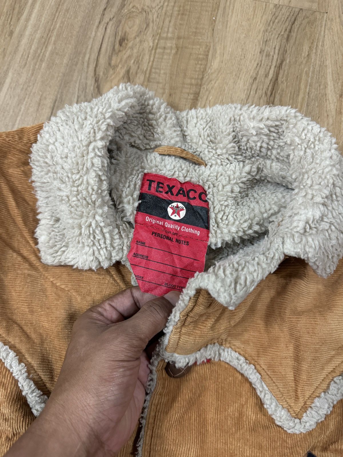 Vintage Vintage TEXACO OIL Corduroy Jacket Size US L / EU 52-54 / 3 - 3 Thumbnail