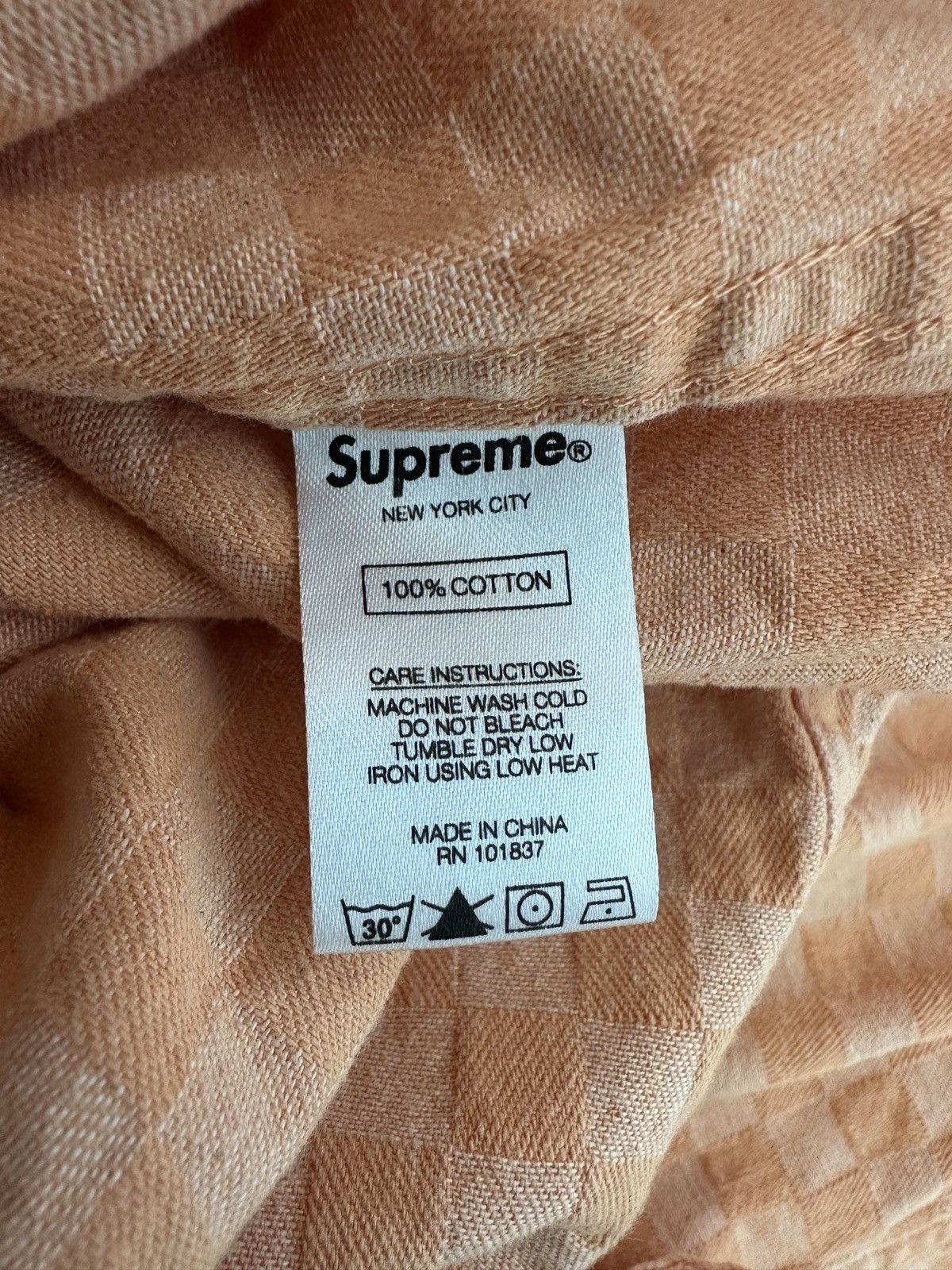 Supreme Supreme Checkered Denim Shirt Size US M / EU 48-50 / 2 - 5 Thumbnail