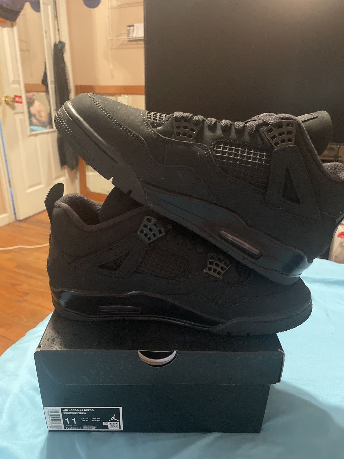 Nike Nike Air Jordan 4 Retro Black Cat (2025 Size US 11 / EU 44 - 5 Thumbnail