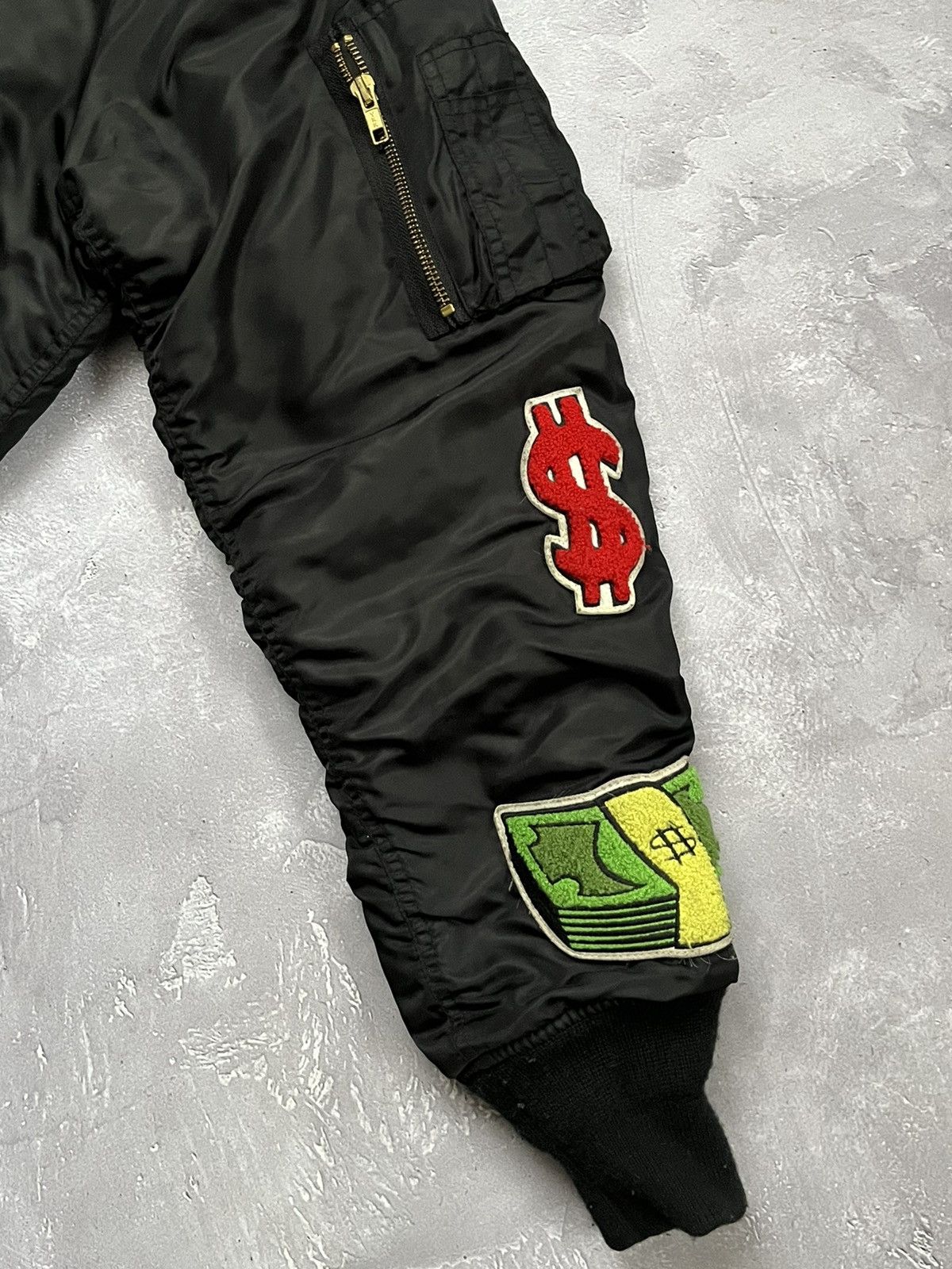 Joyrich X Richie Rich Bomber Jacket Style Ma-1 Black