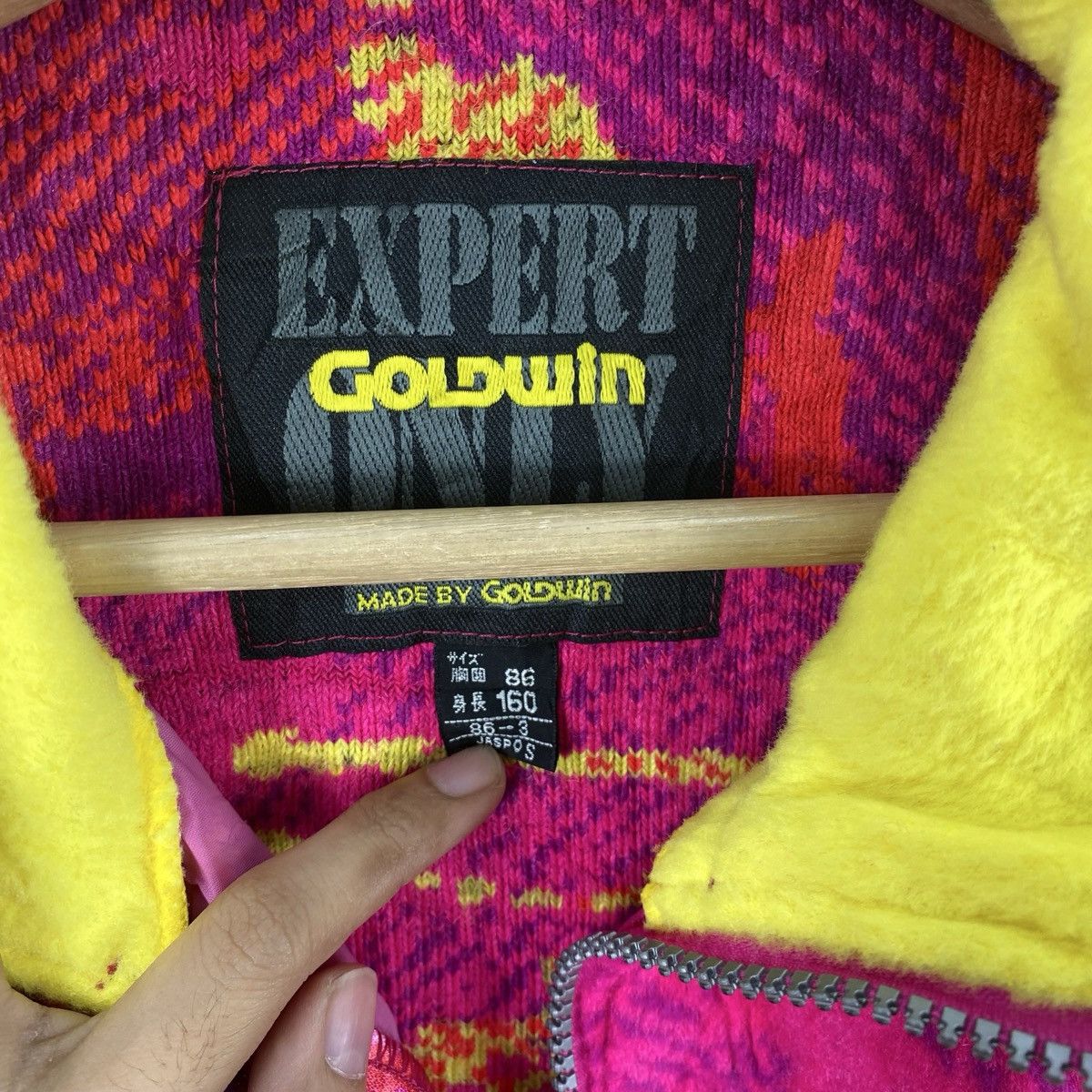 Goldwin Vintage GOLDWIN EXPERT Fleece Half Zip Jacket Abstract Size S / US 4 / IT 40 - 8 Thumbnail
