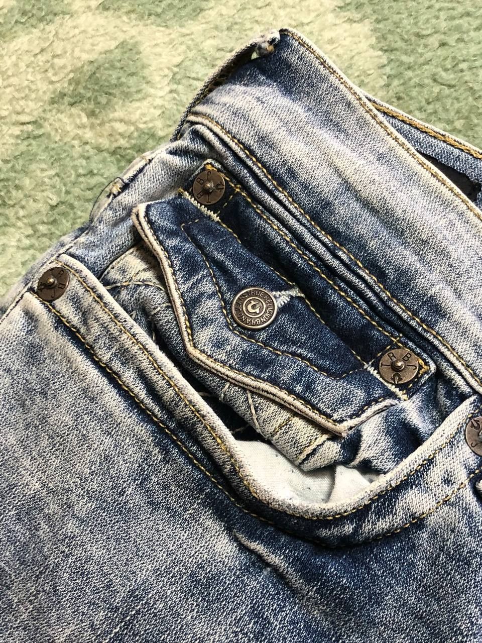 True Religion Vintage True Religion Streetwear Denim Shorts Size 32 Size US 32 / EU 48 - 10 Thumbnail