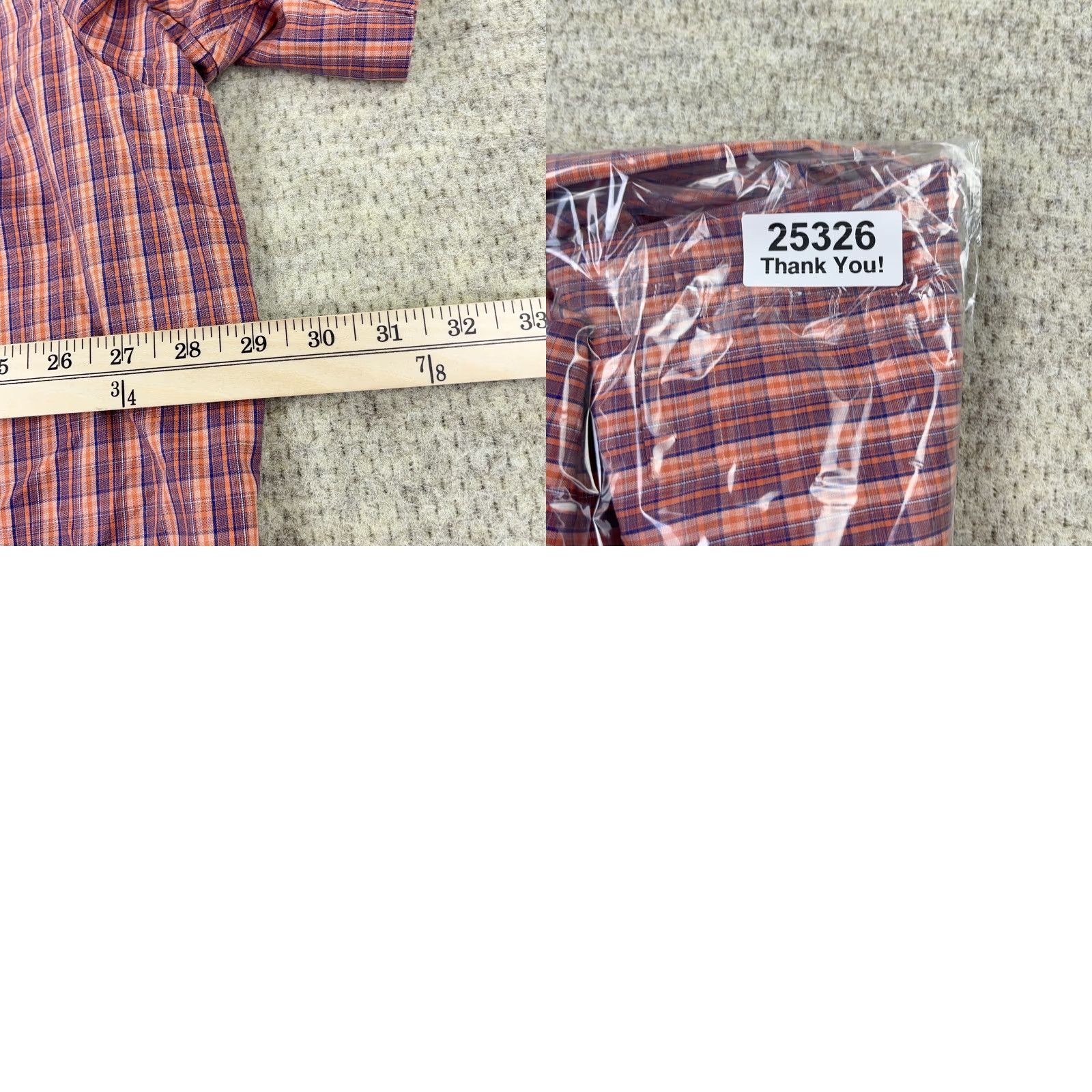 Vintage Duluth Shirt Men 3XL Button-Up Plaid Cotton Blue Orange Relaxed Fit Casual Shirt Size US XXL / EU 58 / 5 - 8 Thumbnail