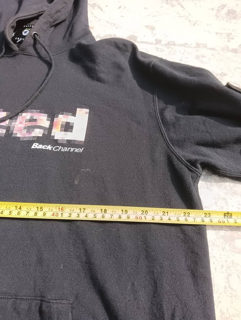Japanese Brand Weed back channel with Velcro patches hoodie Size US M / EU 48-50 / 2 - 9 Thumbnail