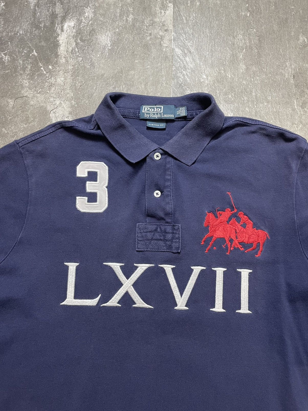 Polo Ralph Lauren Polo Ralph Lauren Chief Keef LXVII Numer 3 big logo Y2K Rare Size US XL / EU 56 / 4 - 4 Thumbnail