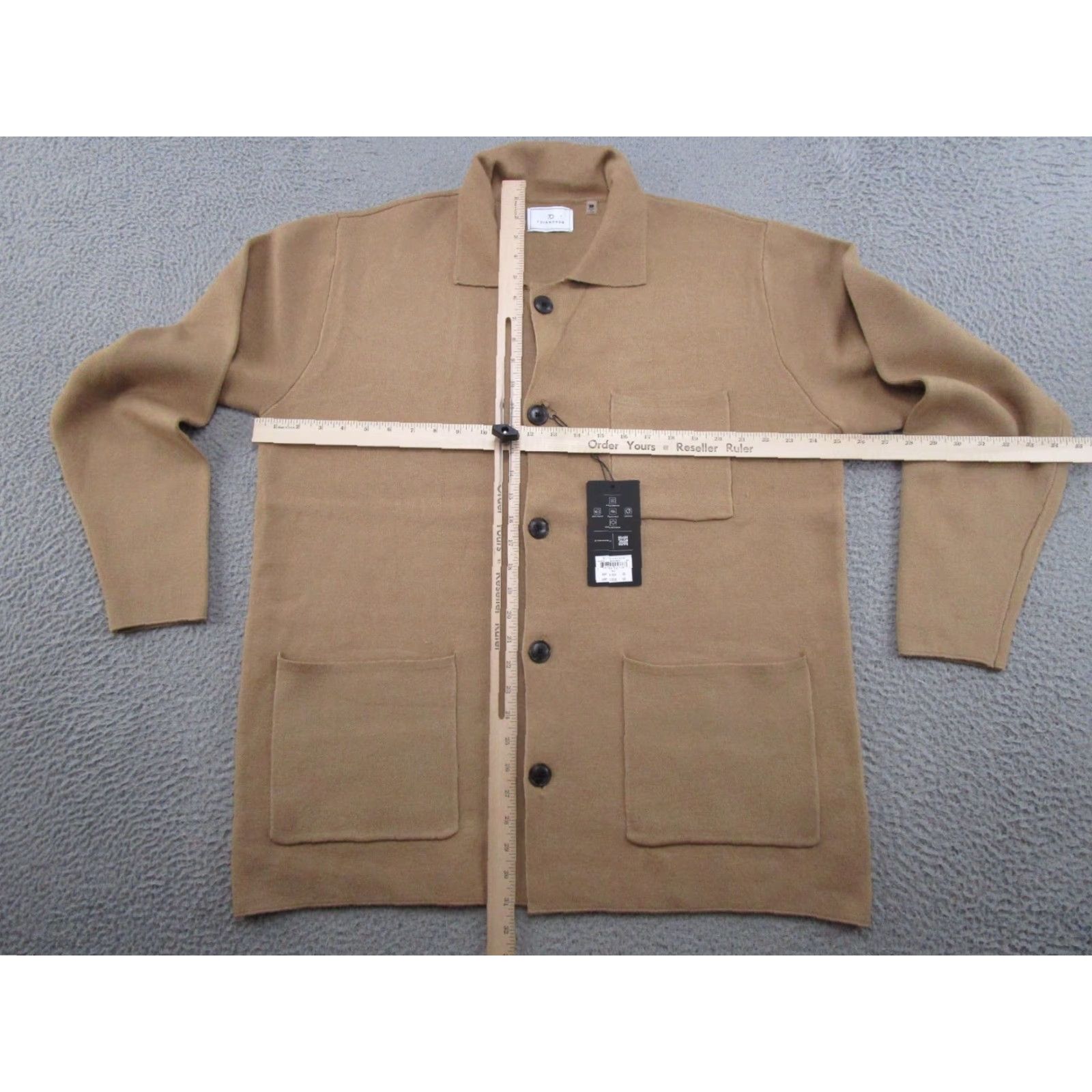 Vintage 7 Diamonds Beige Breckenridge Cardigan Sweater Mens XL New Size US XL / EU 56 / 4 - 7 Thumbnail