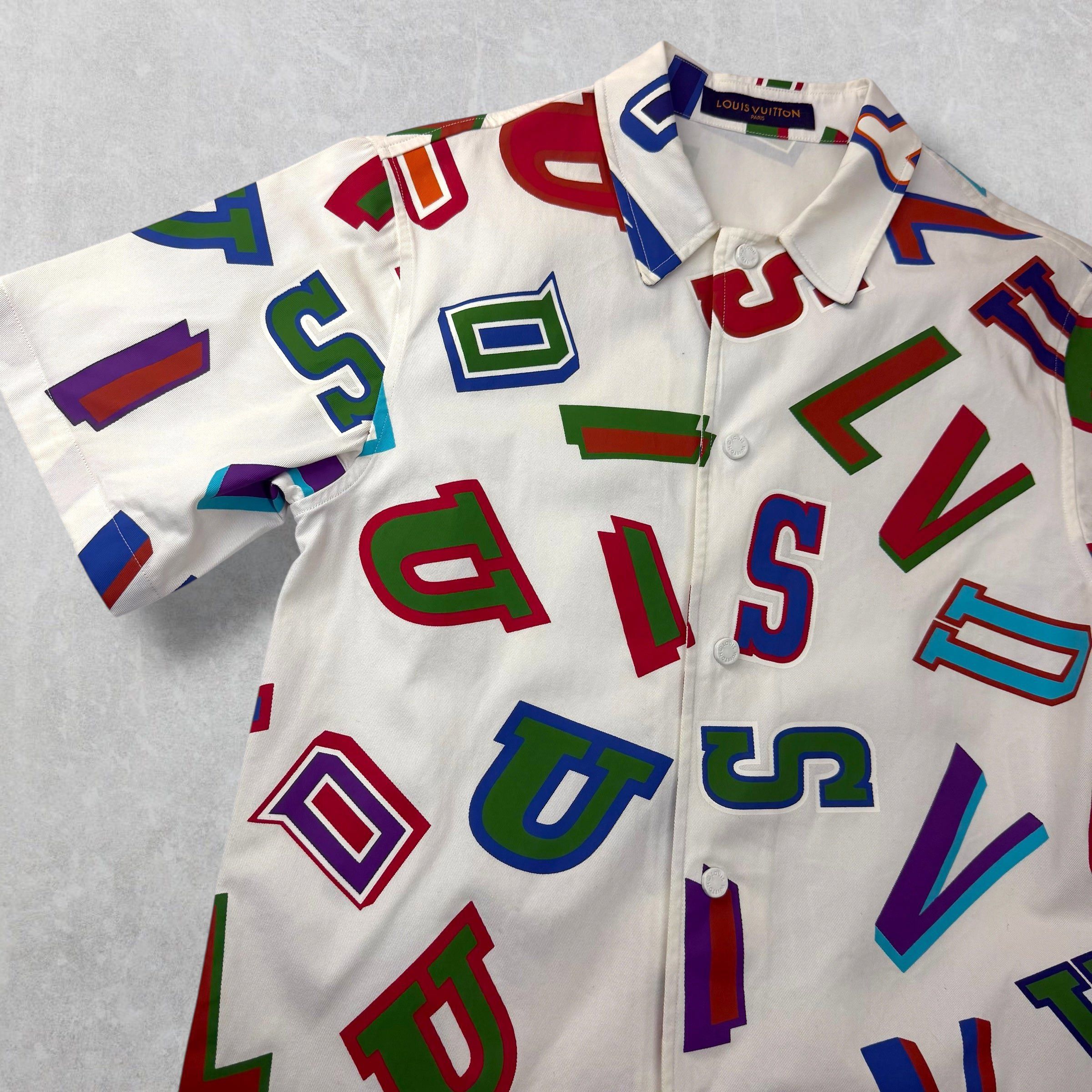 Louis Vuitton Louis Vuitton x NBA Basketball Letters Overshirt XS Size US XS / EU 42 / 0 - 5 Thumbnail